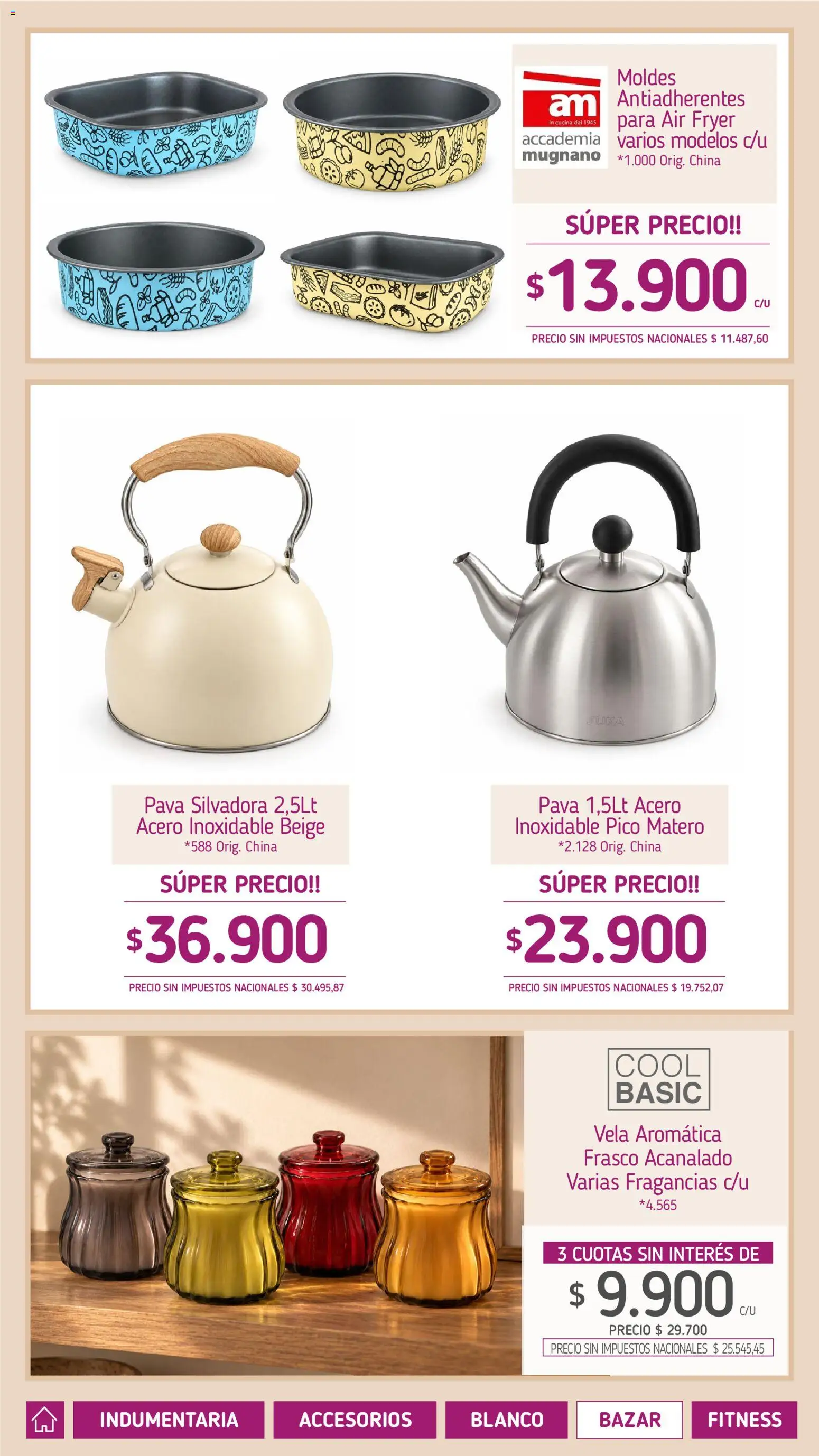 La Anonima - Especial Madre │ válido desde el 01/10/2026 | Página: 27 | Productos: Pico, Vela, Pava, Frasco