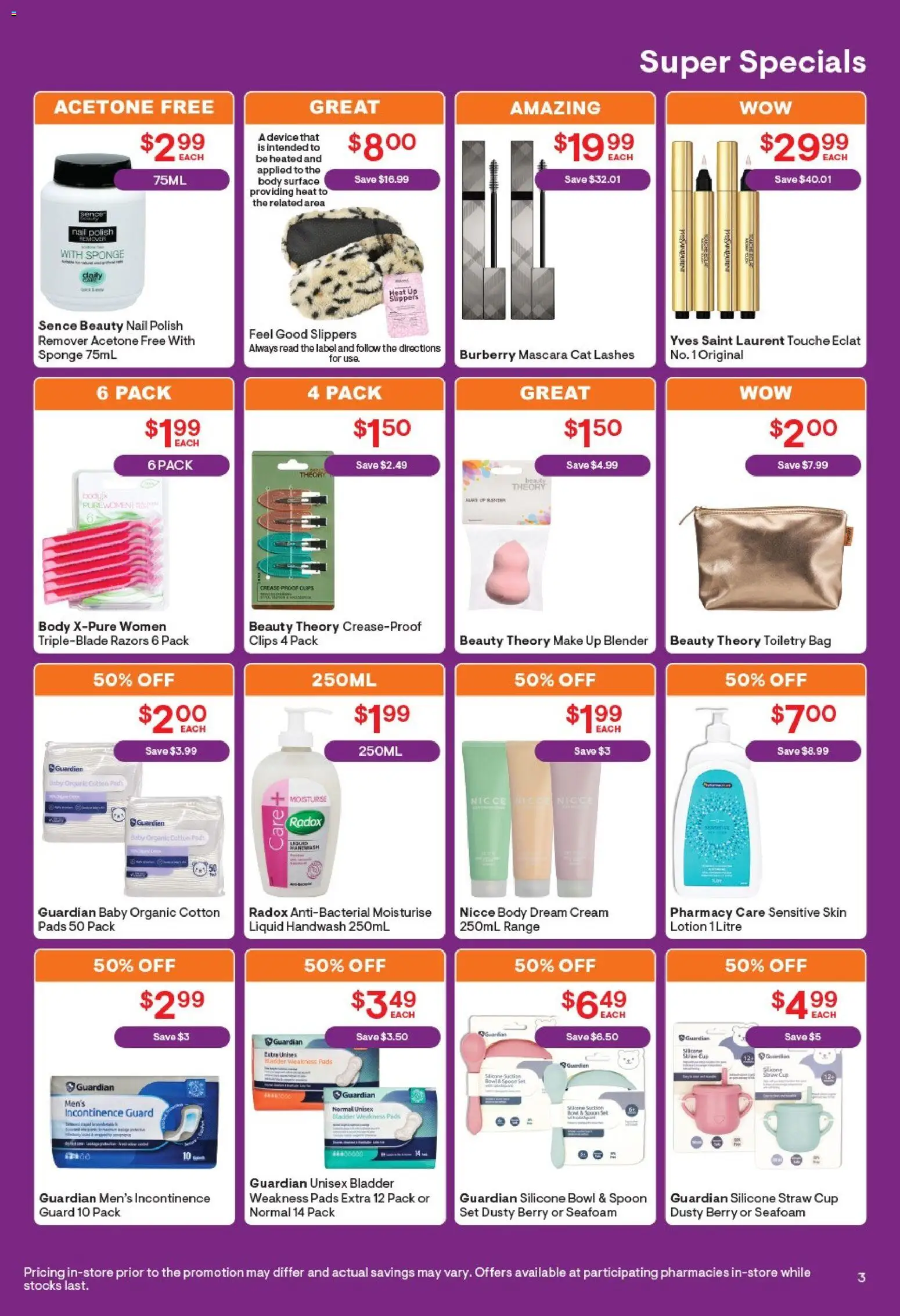 Discount Drug Stores catalogue - valid from 14/09/2026 | Page: 4 | Products: Mascara, Nail polish, Lotion, Cotton pads