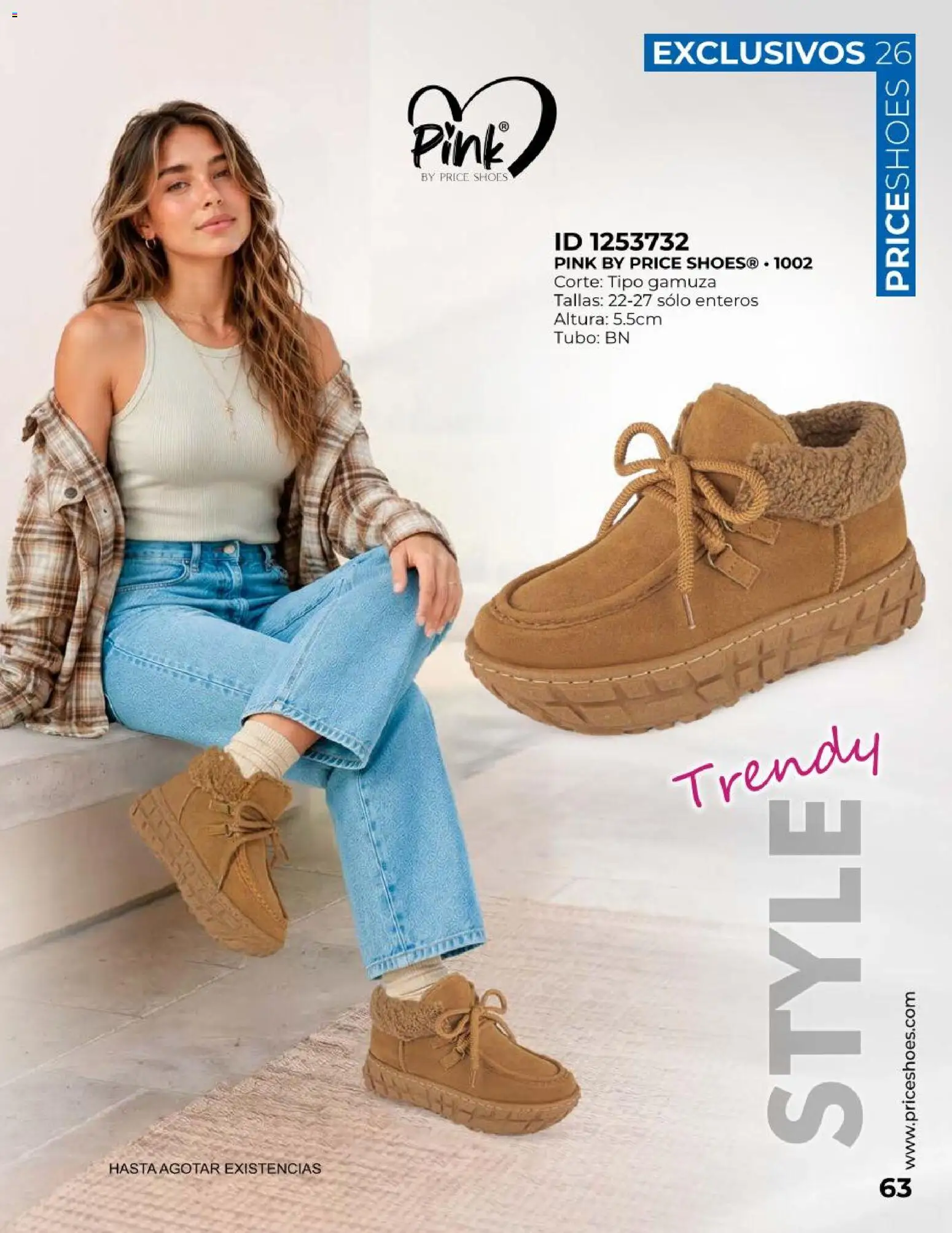 Nuevas ofertas de Price Shoes válidas en toda la República Mexicana desde el 01/10/2026. ¡Encuentra las mejores ofertas en Price Shoes catálogo Exclusivos! | Página: 63