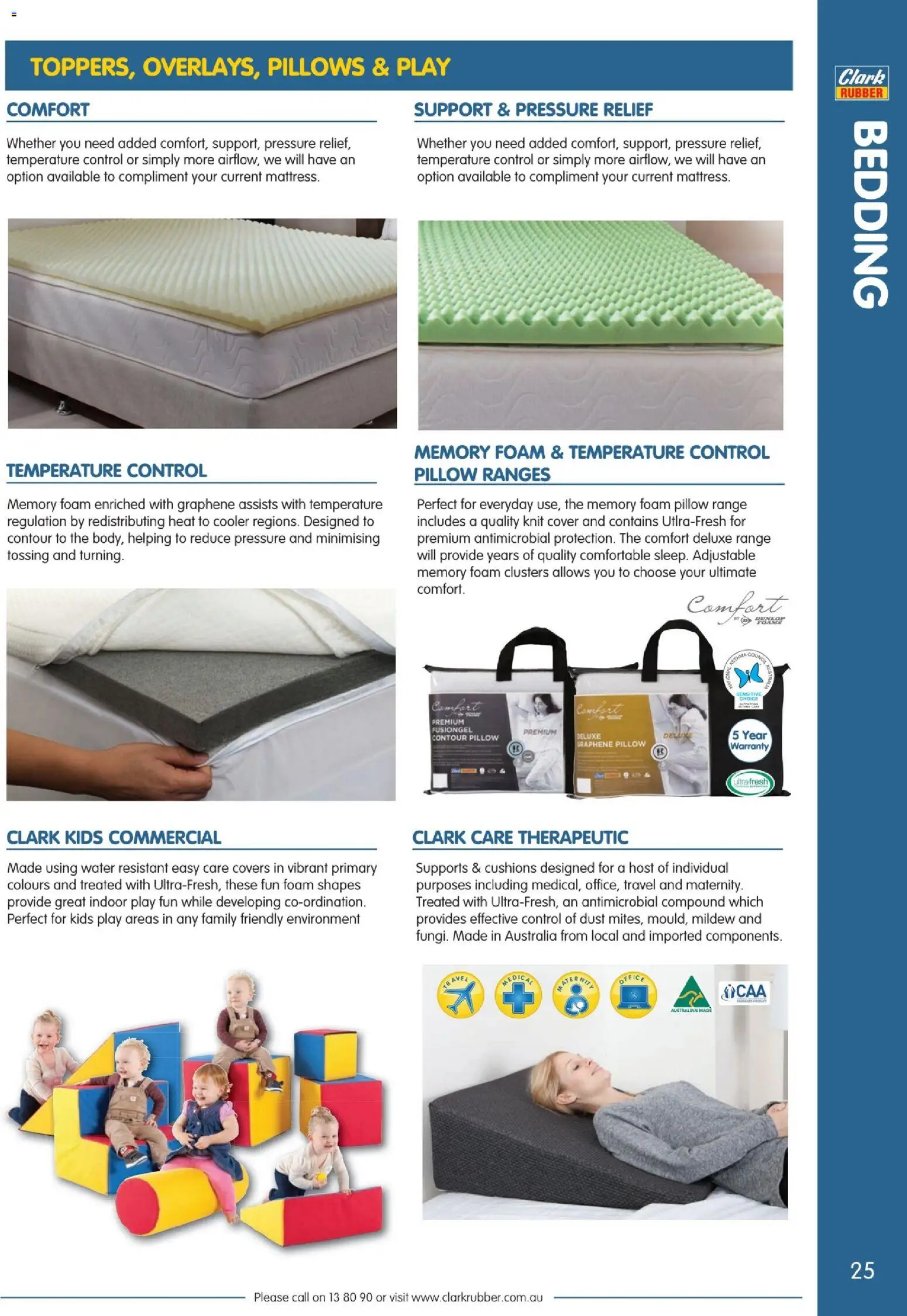 Clark Rubber catalogue - valid from 02.04.2026 | Page: 25 | Products: Water, Contour, Pillow
