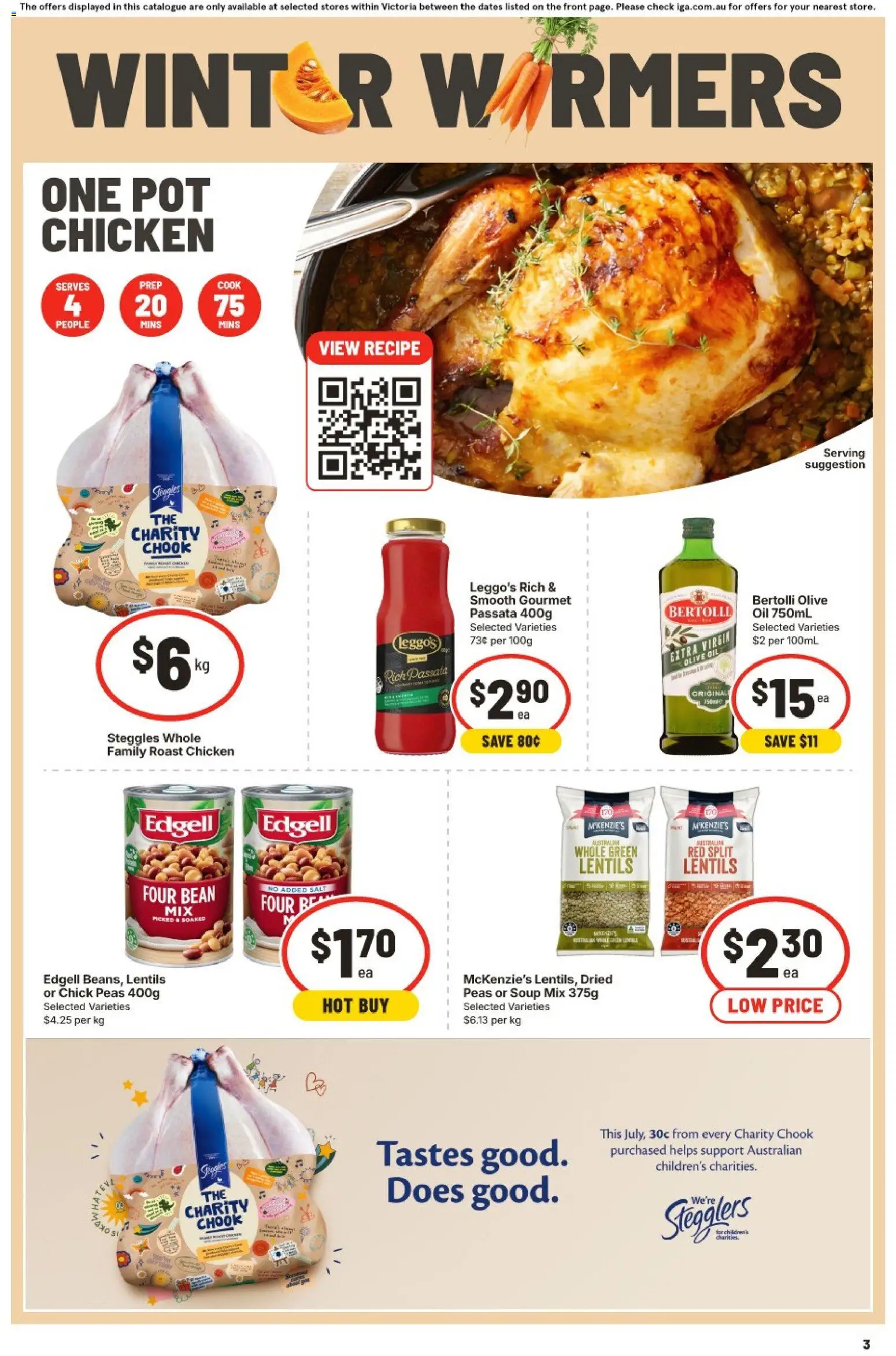 IGA catalogue - valid from 15/07/2026 | Page: 3 | Products: Coffee, Chips, Peanuts, Fanta