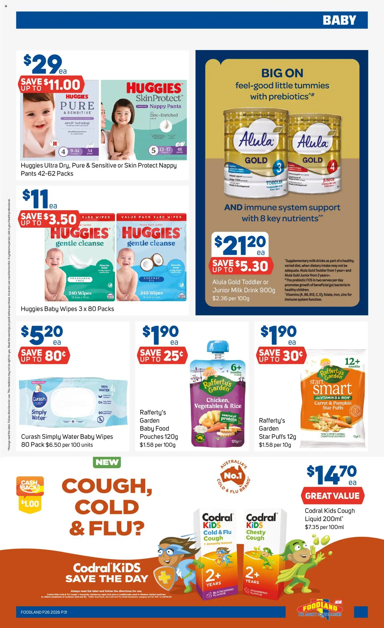 Foodland catalogue - valid from 24/06/2026 | Page: 31 | Products: Milk, Rice, Baby food, Herbal