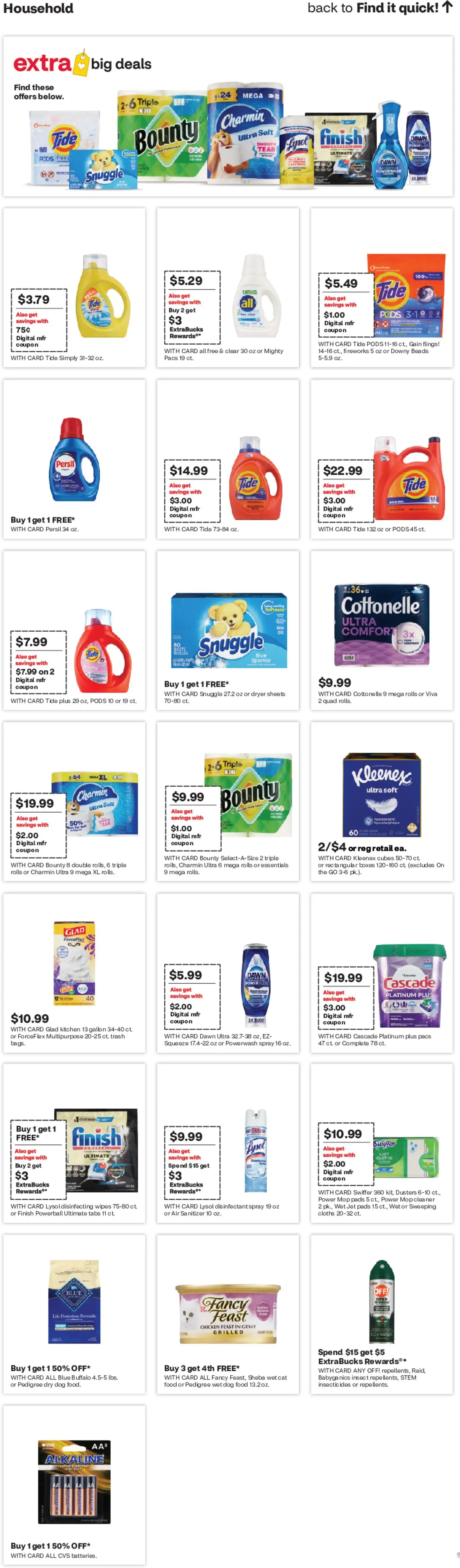 CVS Pharmacy Weekly Ad - MI - valid from 31.05.2026 | Page: 38 | Products: Dog Food, Pads, Dryer