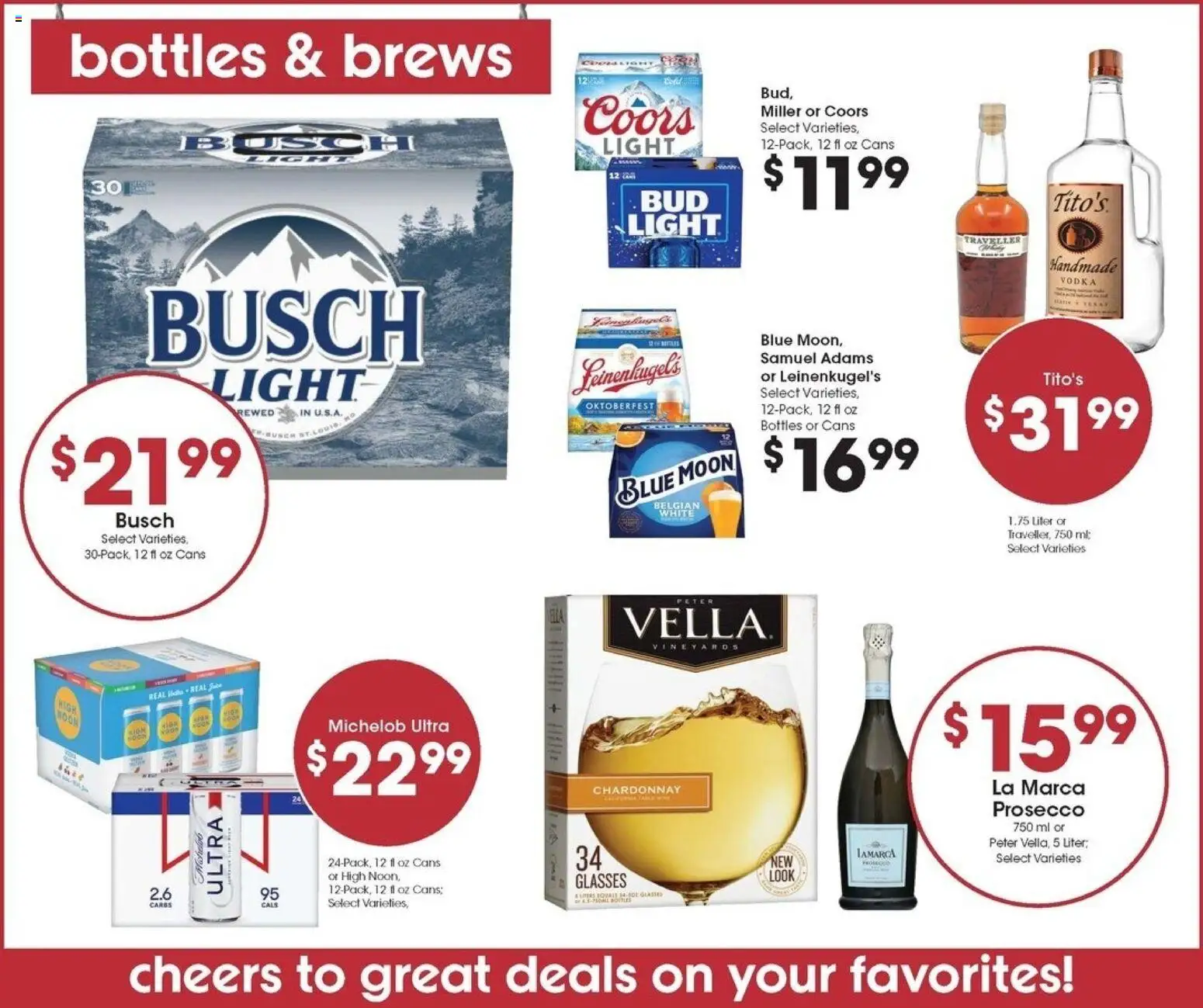 Kroger Weekly Ad - valid from 09/30/2026 | Page: 9 | Products: Prosecco, Vodka, Glasses