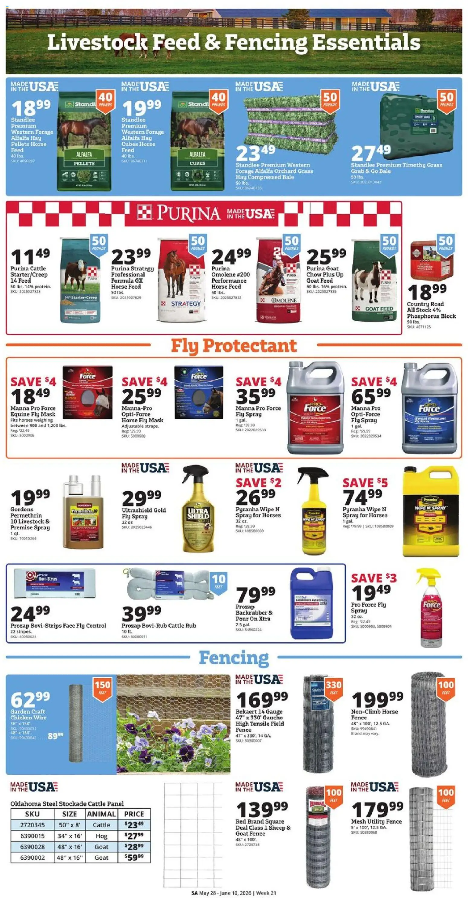 Rural King Weekly Ad - valid from 28.05.2026 | Page: 5 | Products: Wire, Mask