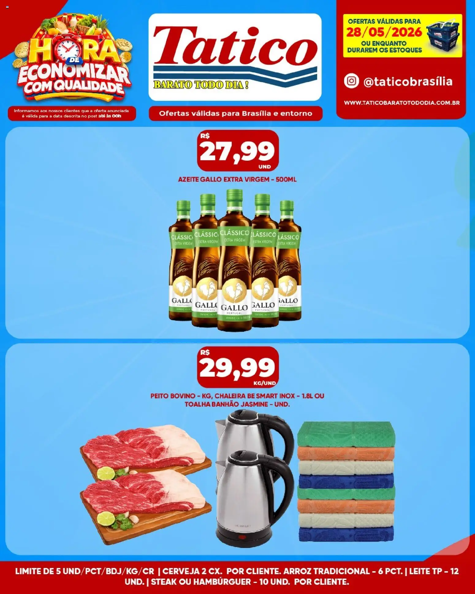 Tatico Folheto - válido de 29.05.2026 | Página: 37 | Produtos: Leite, Cerveja, Arroz, Azeite