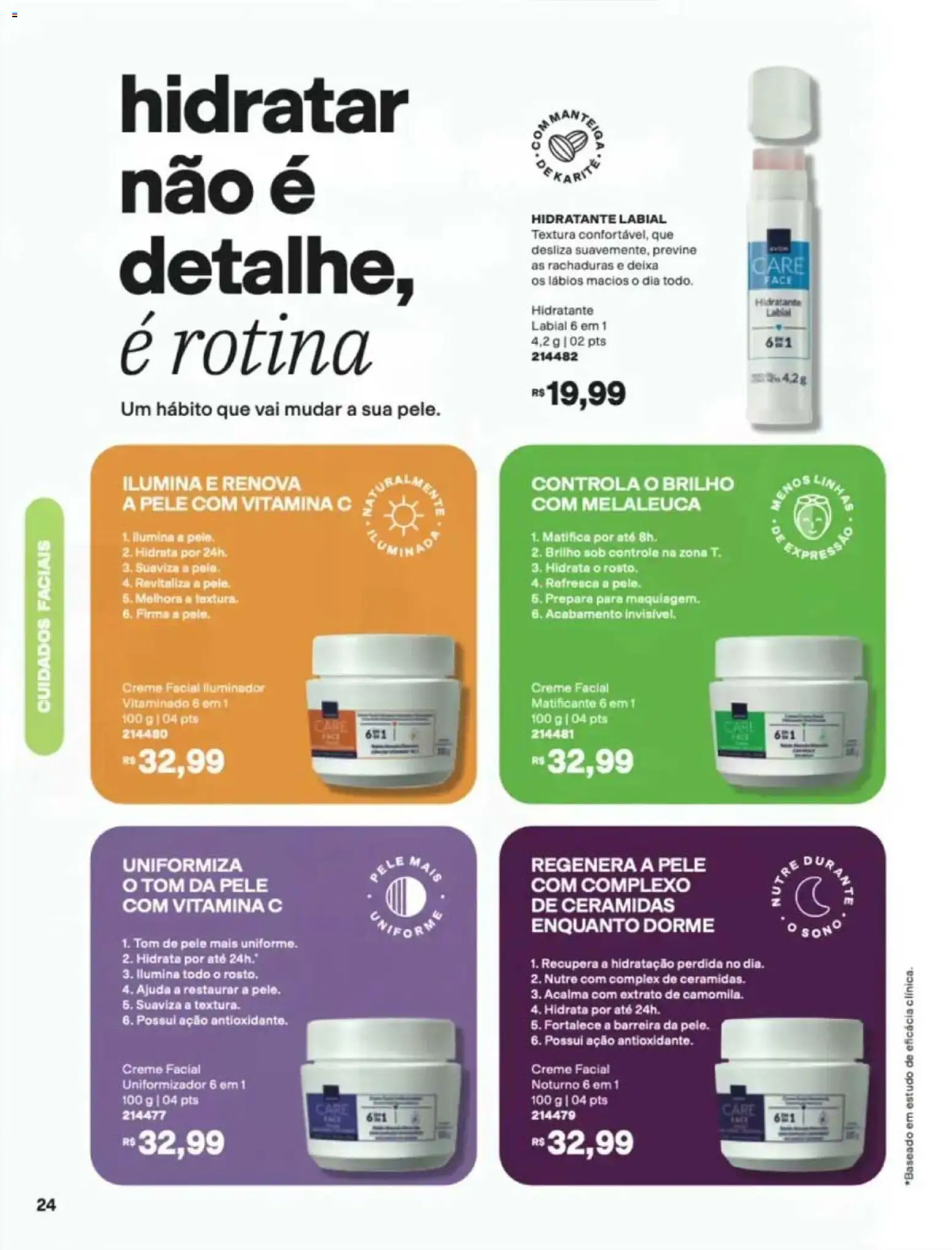 Avon Folheto - válido de 12/10/2026 | Página: 24 | Produtos: Creme facial, Creme, Iluminador, Vitamina c