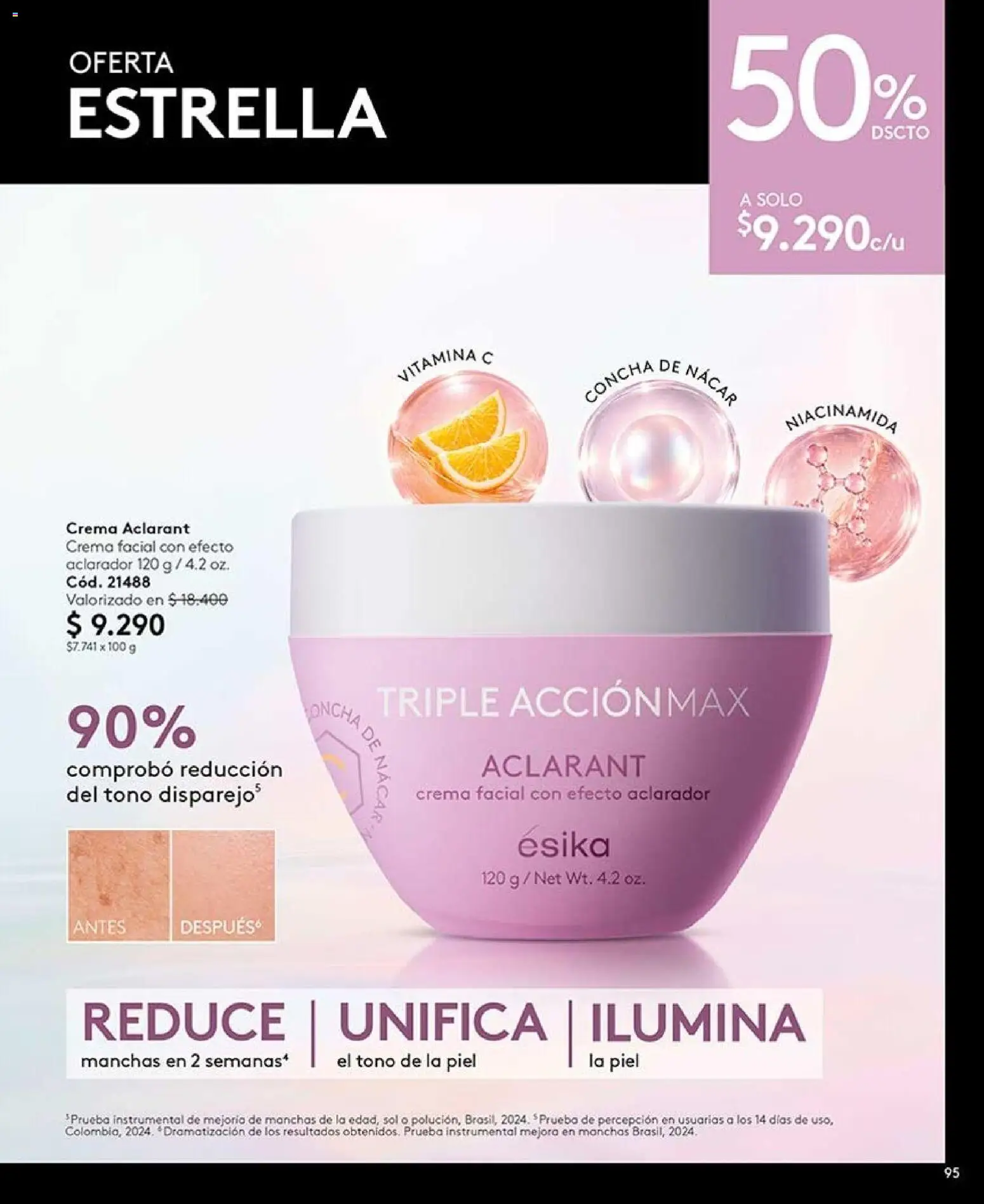 Catálogo Ésika Campaña 13 │ válido desde el 26.07.2026 | Página: 95 | Productos: Crema