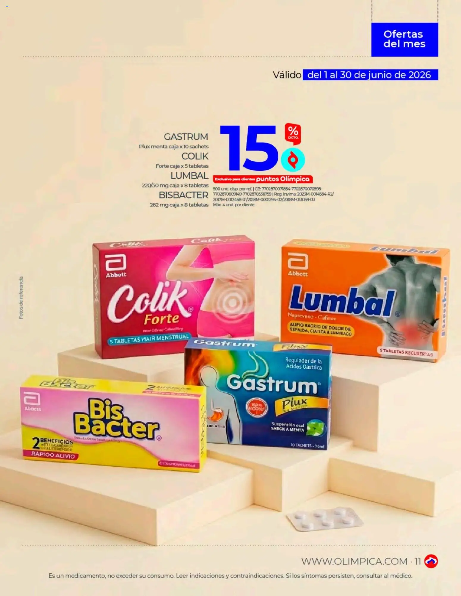 Olímpica revista - valida desde el 01.06.2026 | Página: 11 | Productos: Caja