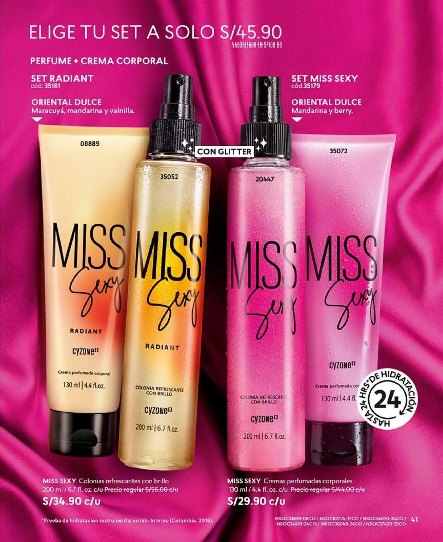 Catálogo CyZone válido desde 09/09/2026 | Página: 41 | Productos: Crema, Perfume