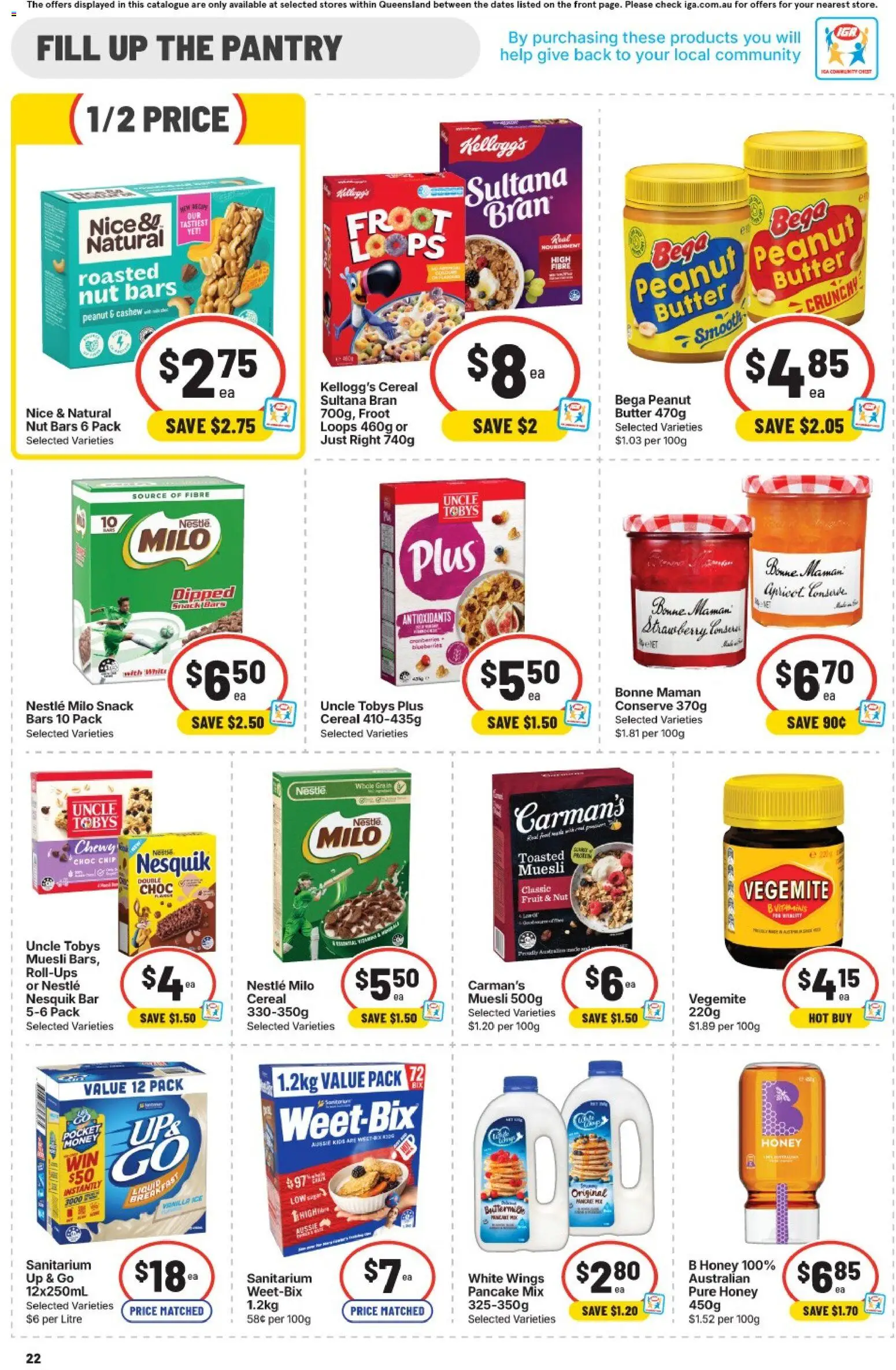 IGA catalogue - valid from 10.06.2026 | Page: 25 | Products: Bread, Beef, Cream, Sugar