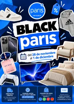 Paris Black Friday aviso válido desde el 21.10.2026