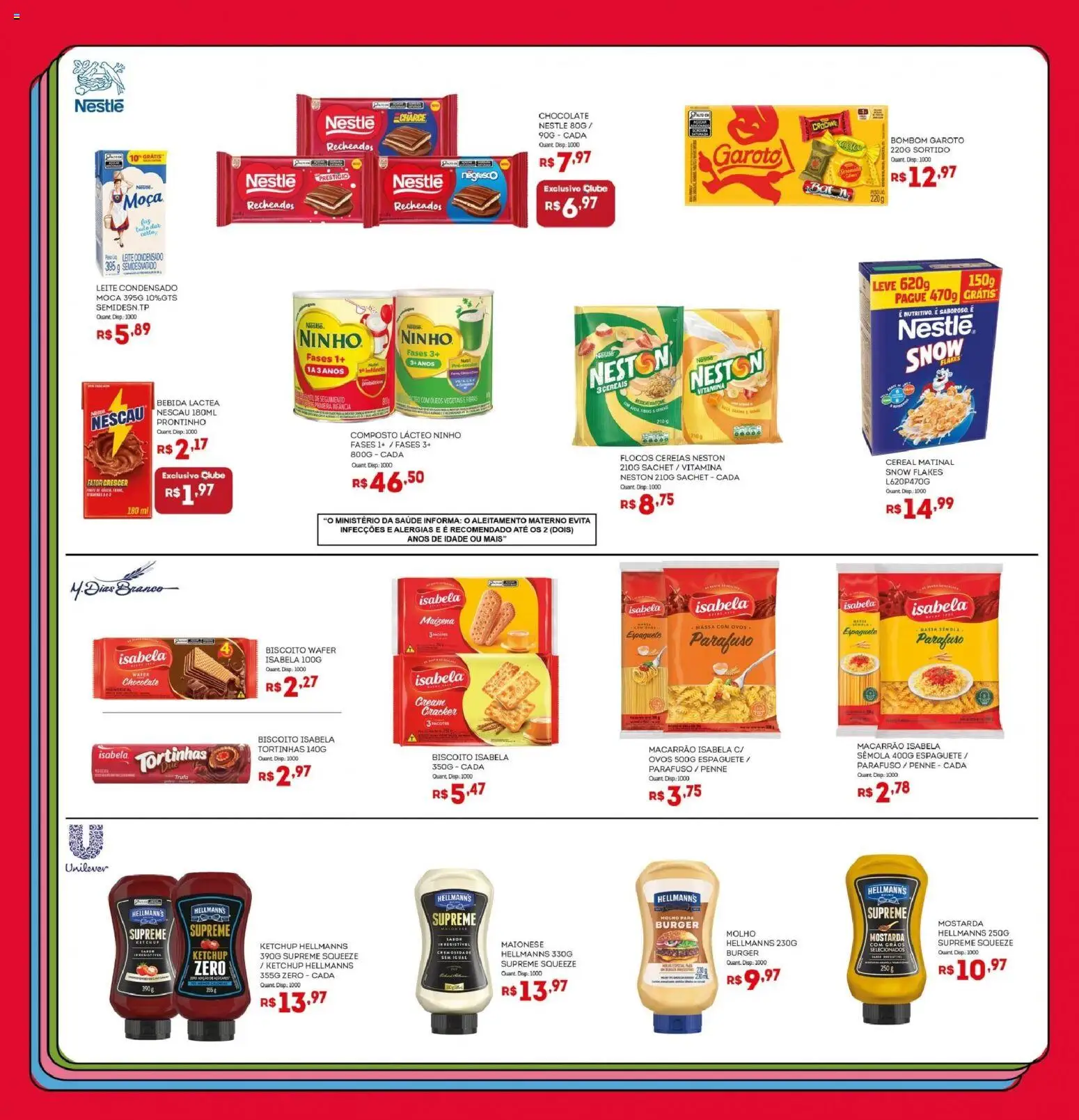 Bistek Supermercados Folheto - válido de 23/09/2026 | Página: 6 | Produtos: Mostarda, Biscoito, Massa, Bombom