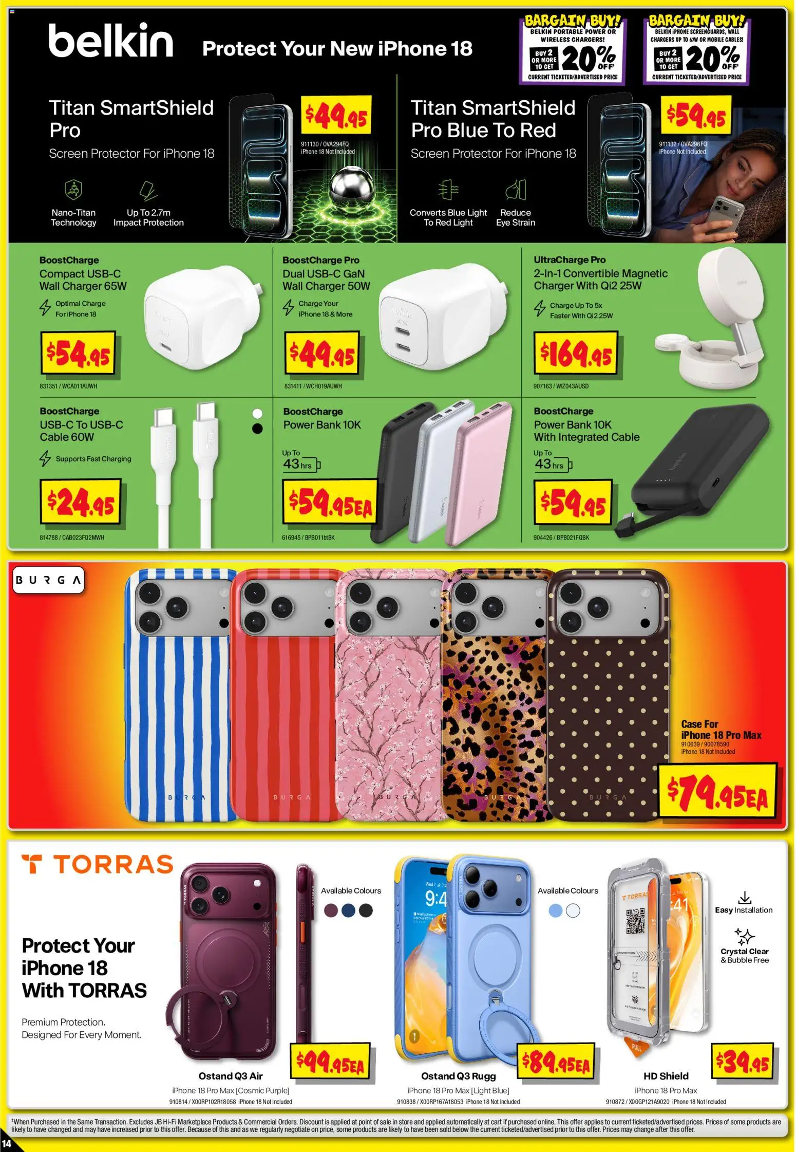 JB Hi-Fi catalogue - valid from 18/09/2026 | Page: 14 | Products: Charger, Cart, Iphone, Case