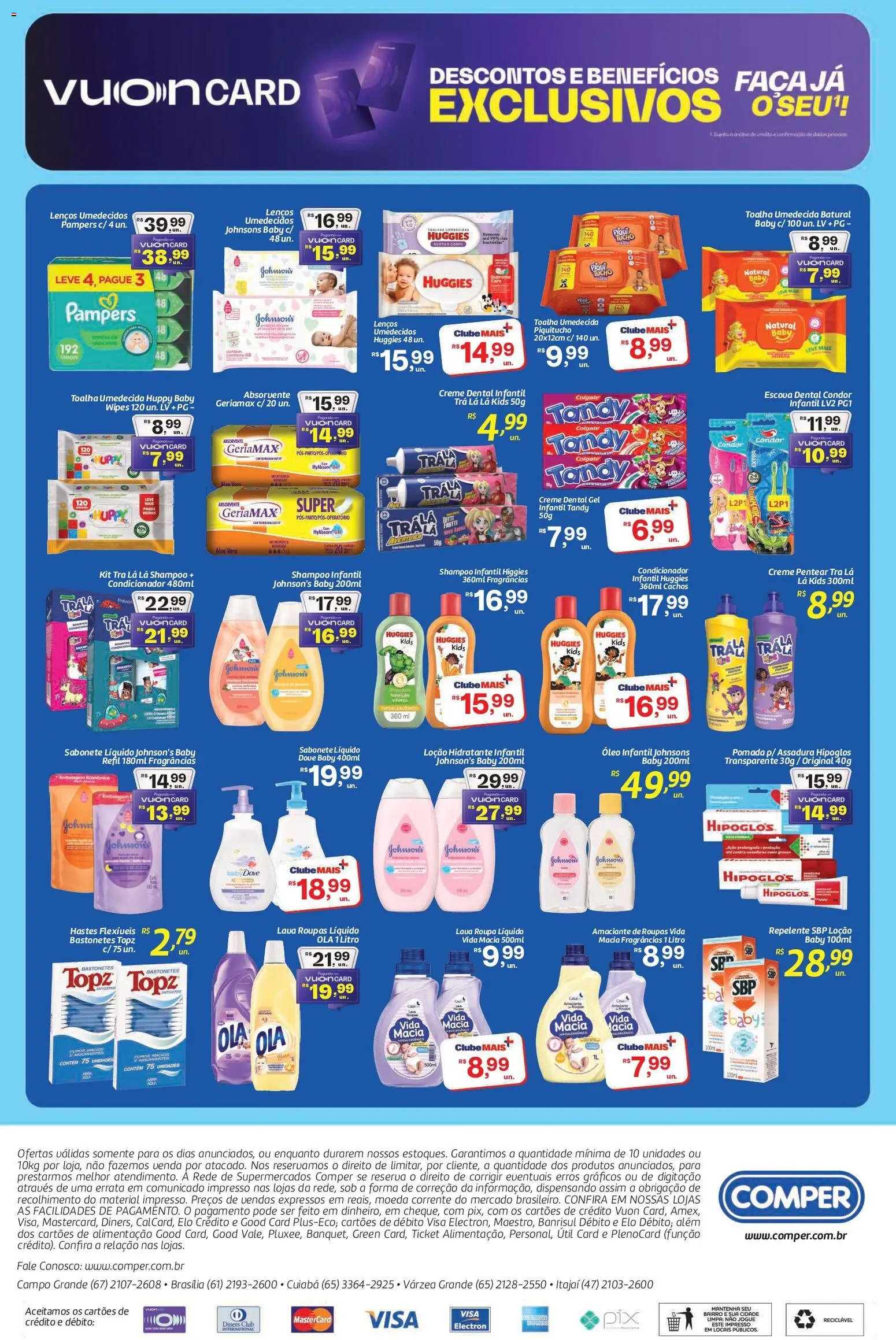 Comper Folheto - válido de 11.05.2026 | Página: 2 | Produtos: Pampers, Pomada, Creme, Creme dental