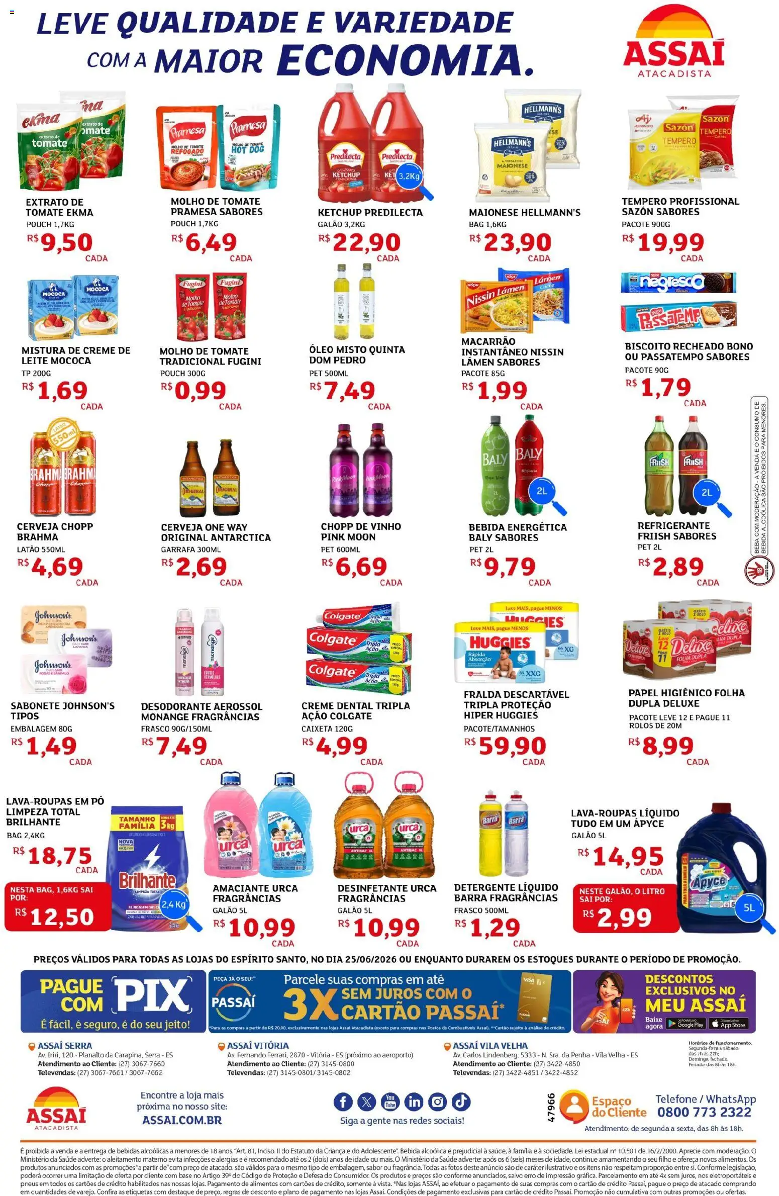 Assaí Atacadista Folheto - válido de 25/06/2026 | Página: 2
