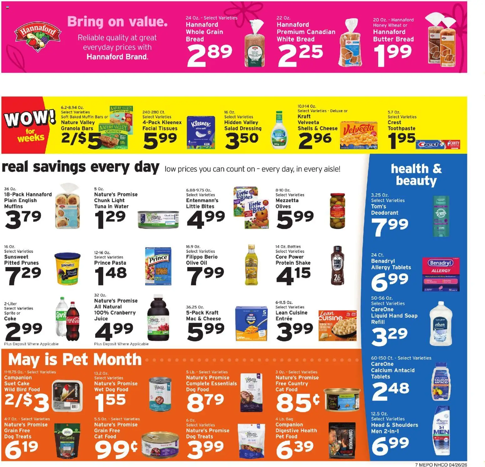 Hannaford Weekly Ad | 04/26 - 05/02 2026 | Sale