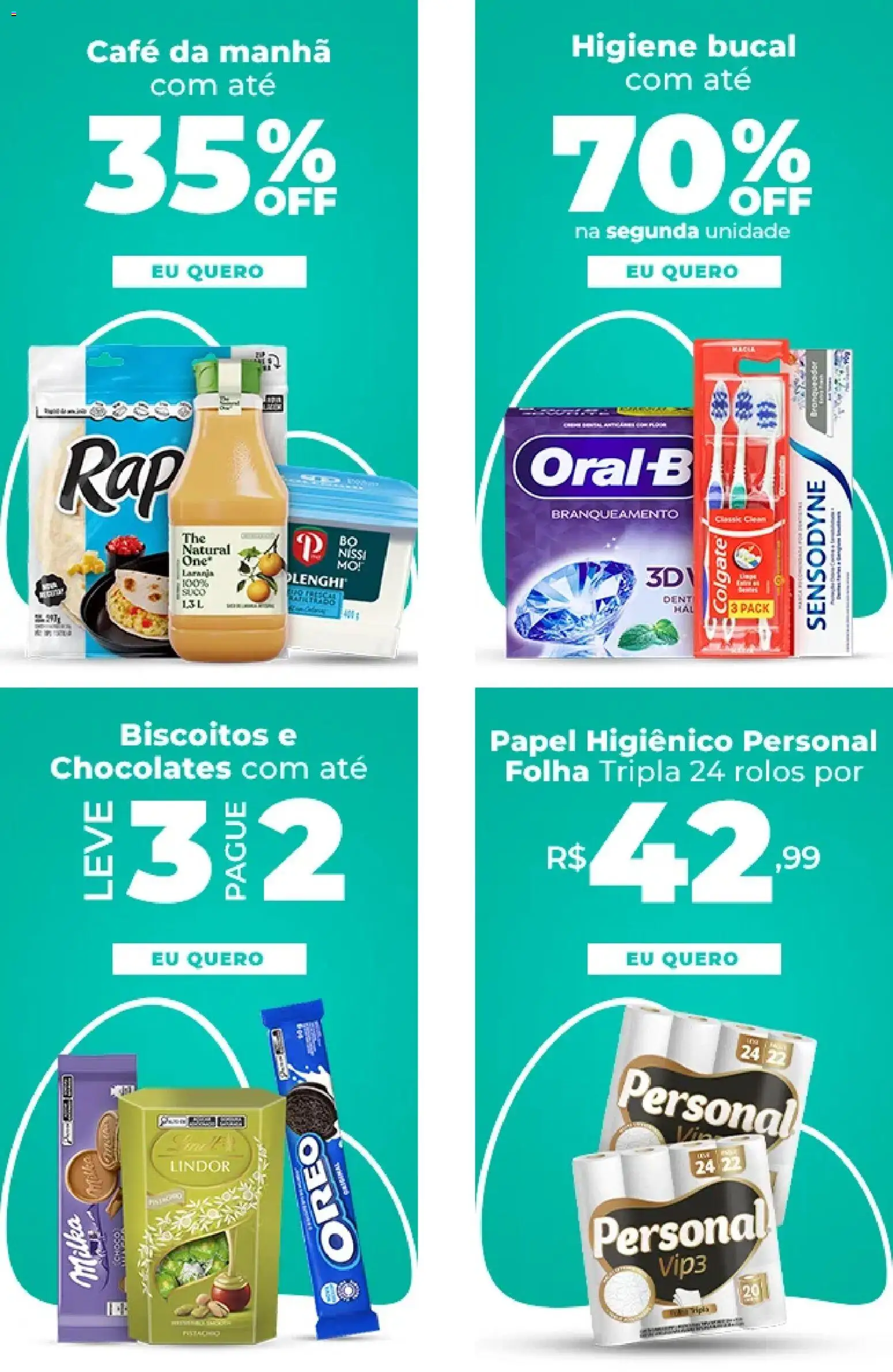 Pão de Açúcar Folheto - válido de 07/09/2026 | Página: 2 | Produtos: Higiene bucal, Café, Biscoitos, Papel higiênico