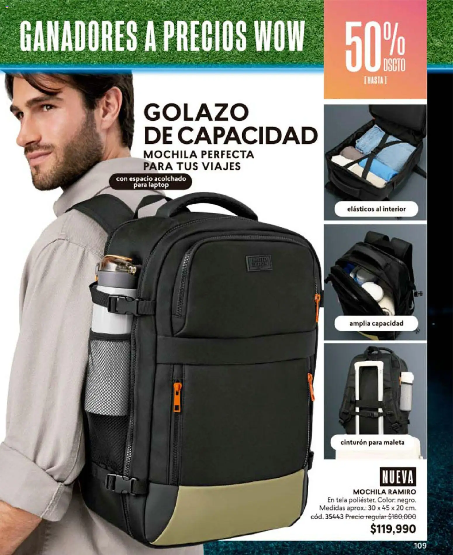 CyZone revista - valida desde el 19.05.2026 | Página: 109 | Productos: Mochila, Maleta, Cinturón, Laptop