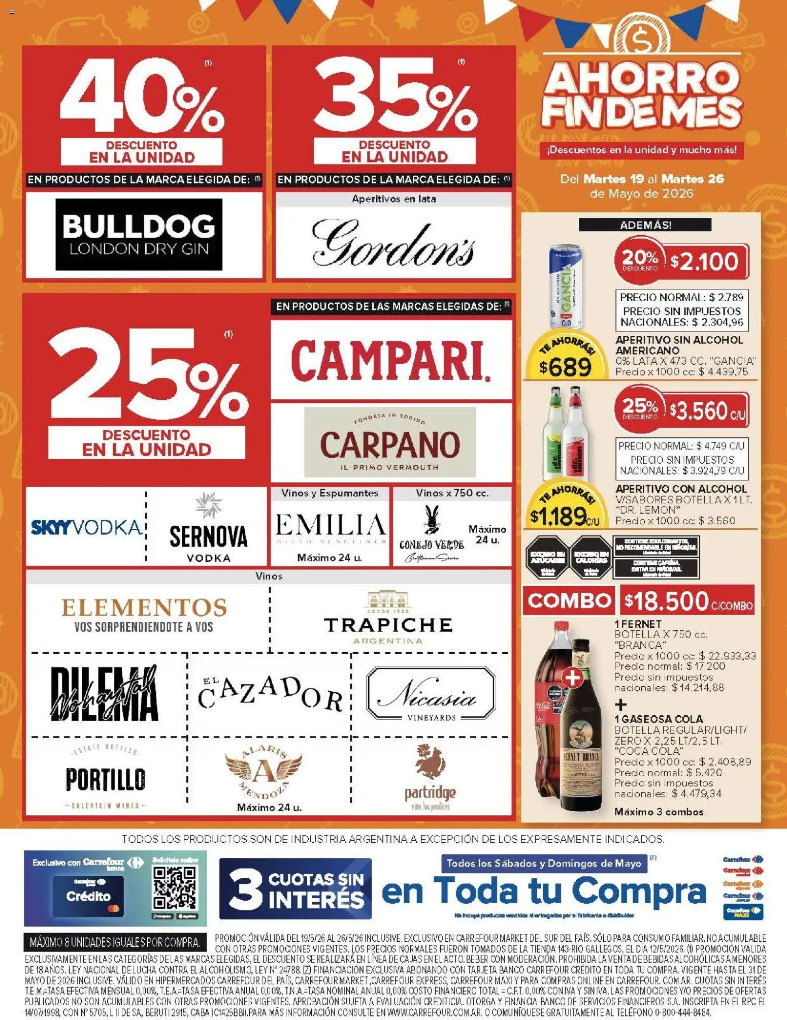 Carrefour Market - AHORRO FIN DE MES de 19/05/2026 ✳️ Obtenga un descuento limitado hoy mismo | Argentina