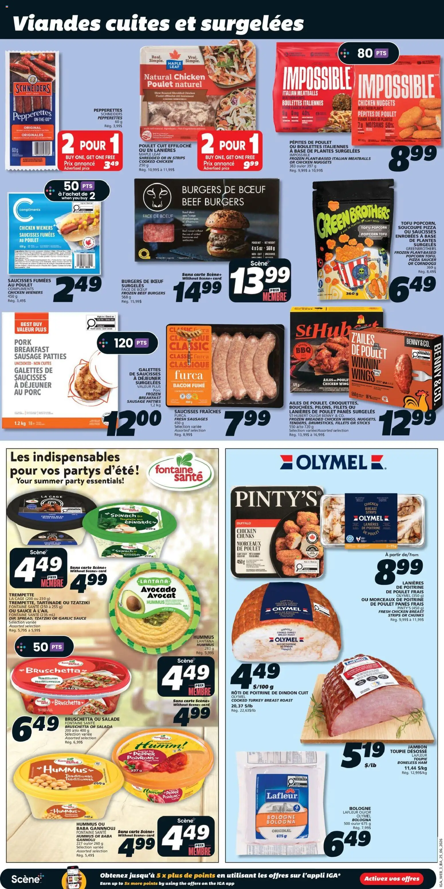 IGA flyer valid from Jun 25, 2026 | Page: 6 | Products: Ham, Pizza, Chicken, Pork