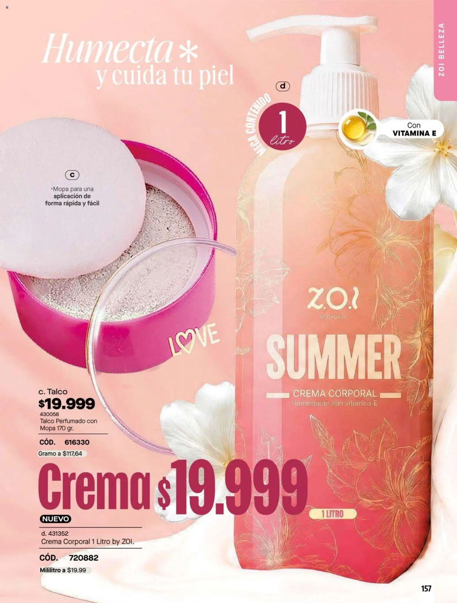 Carmel revista - valida desde el 01/10/2026 | Página: 157 | Productos: Crema