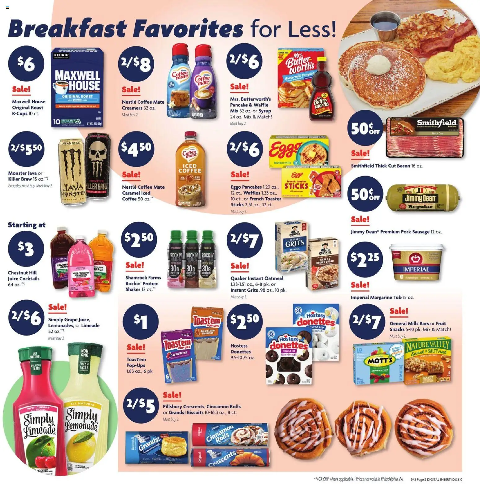 Family Dollar Weekly Ad - valid from 09/08/2026 | Page: 3 | Products: Toaster, Margarine, Coffee, Oatmeal
