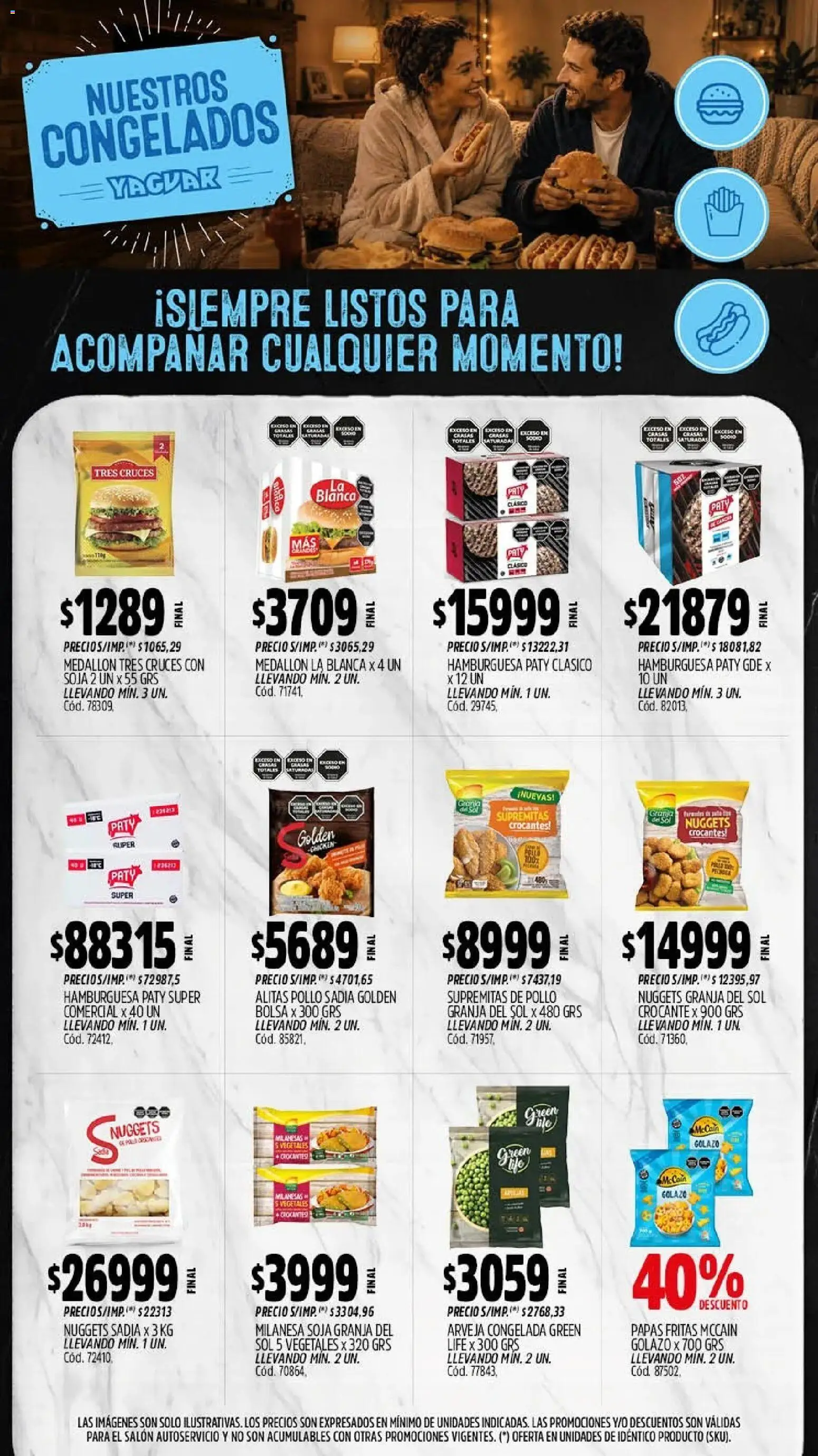 Yaguar - Oferta Semanal Santa Fé │ válido desde el 21/09/2026 | Página: 12 | Productos: Milanesas, Pollo, Milanesa, Hamburguesa