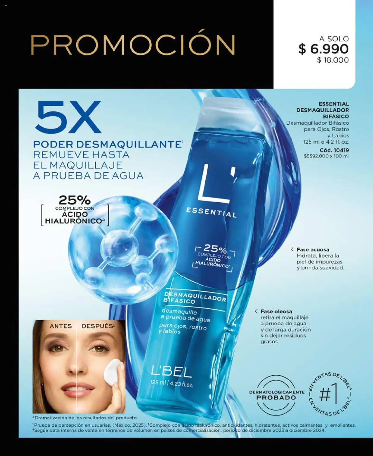 Catálogo L'Bel Campaña 6 │ válido desde el 31.03.2026 | Página: 104 | Productos: Agua, Maquillaje