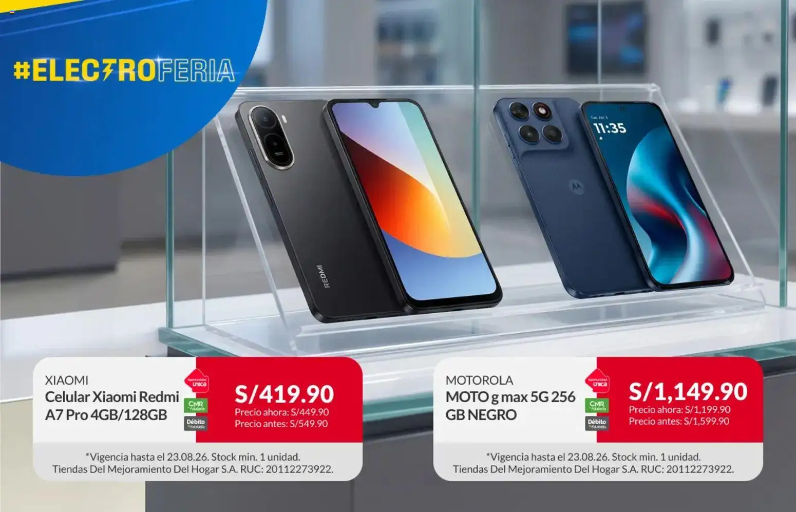 Catálogo Sodimac válido desde 17/08/2026 | Página: 3 | Productos: Celular