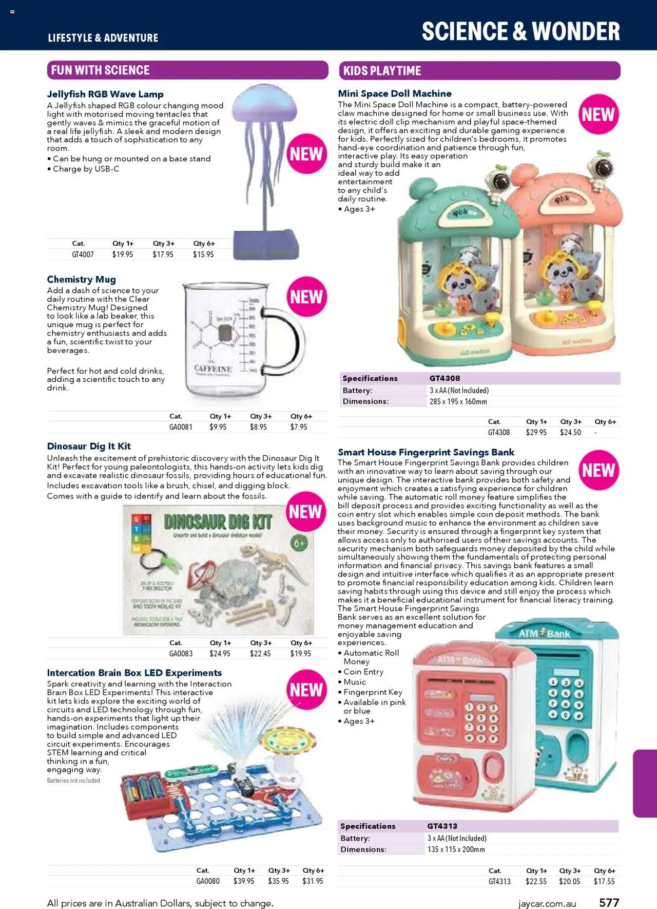Jaycar catalogue - valid from 09/07/2025 | Page: 577 | Products: Battery, Lamp, Light, Clip