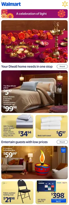 Preview of Walmart flyer - Diwali from shop Walmart valid from Oct 15, 2026