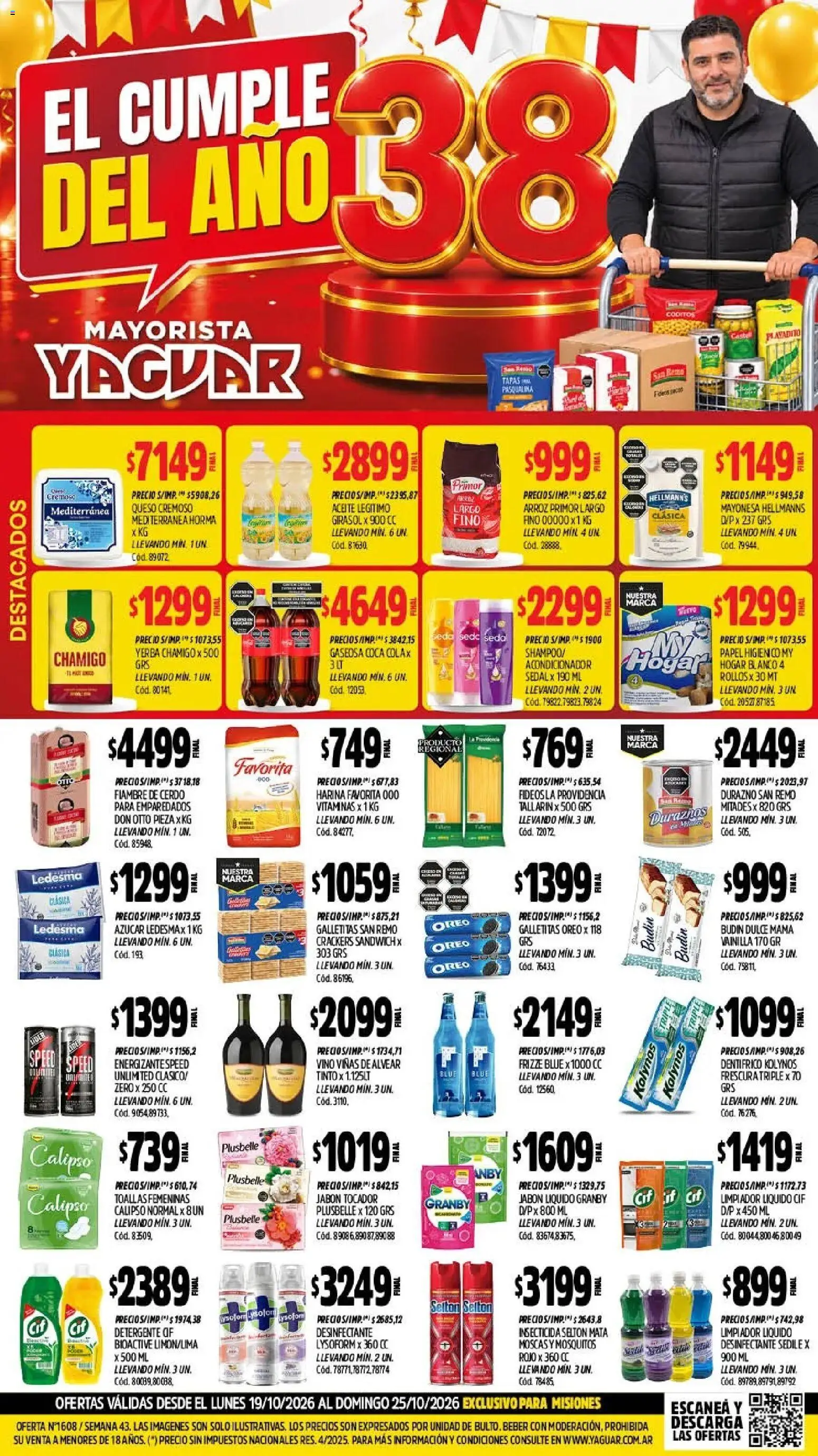 Yaguar - Oferta Semanal Misiones │ válido desde el 19/10/2026 | Página: 1