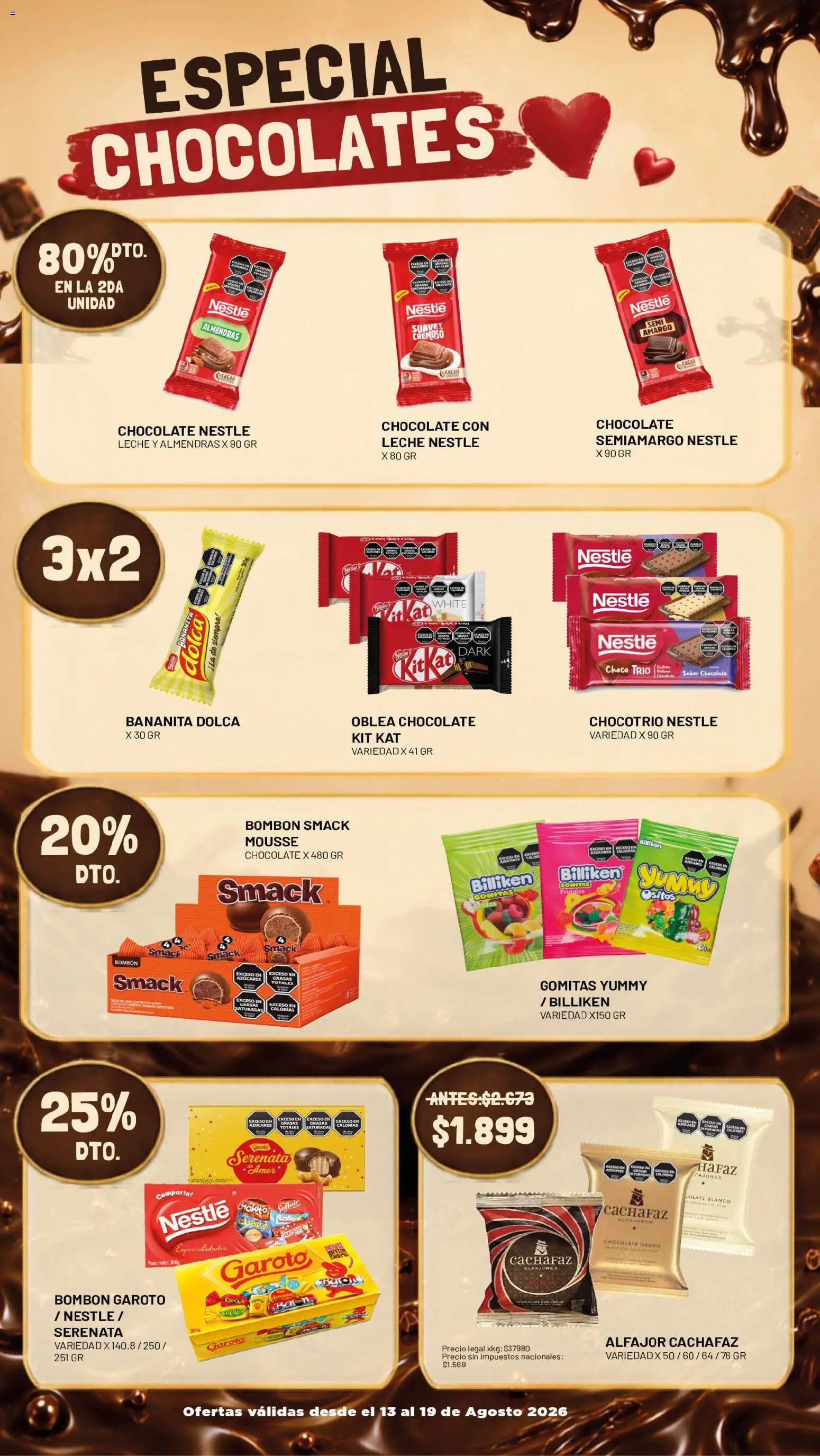 Makro makro alcahza │ válido desde el 13/08/2026 | Página: 10 | Productos: Peso, Almendras, Mousse, Leche