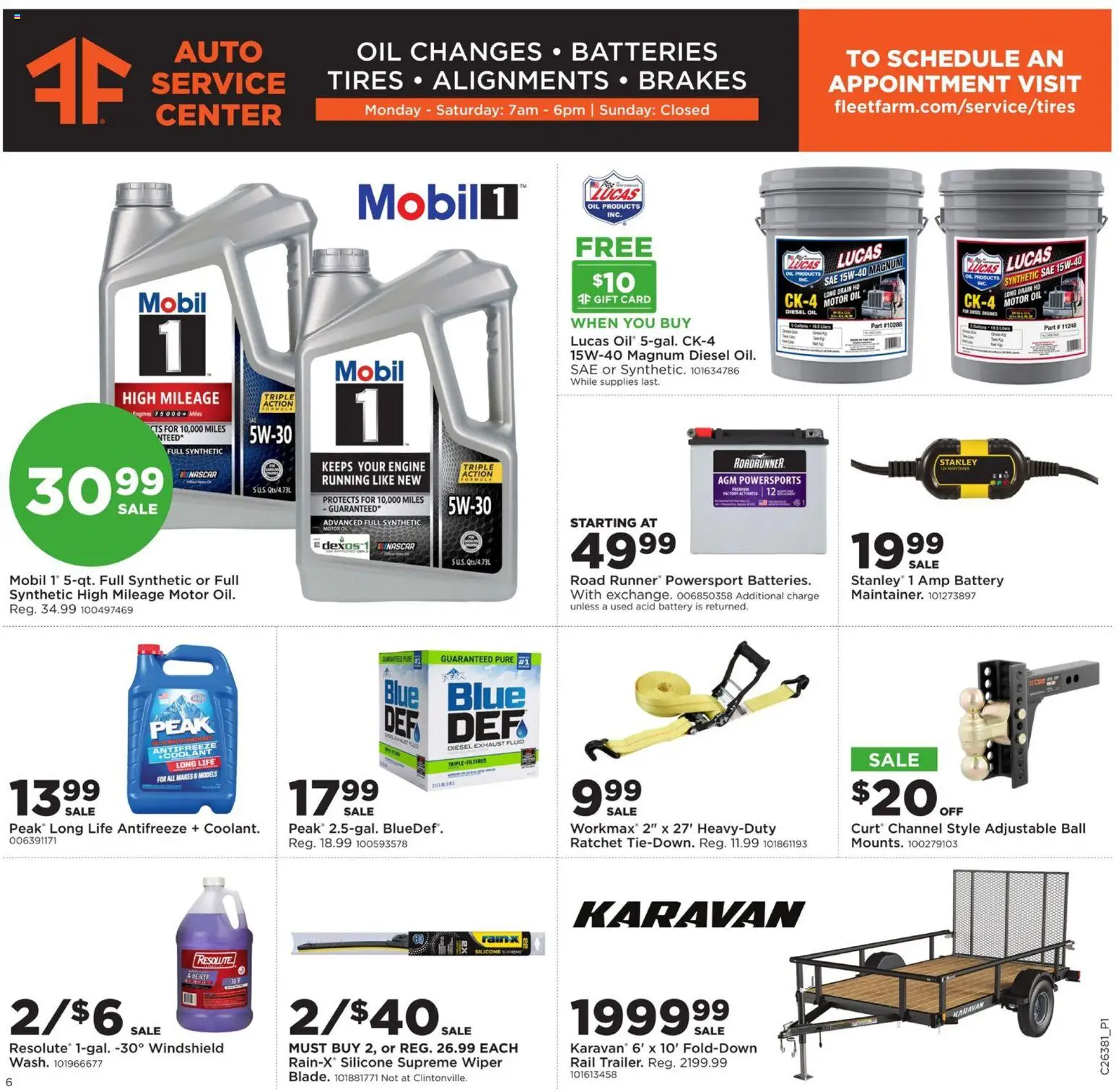 Mills Fleet Farm Weekly Ad - valid from 09/14/2026 | Page: 9 | Products: Ratchet, Wiper, Coolant, Magnum