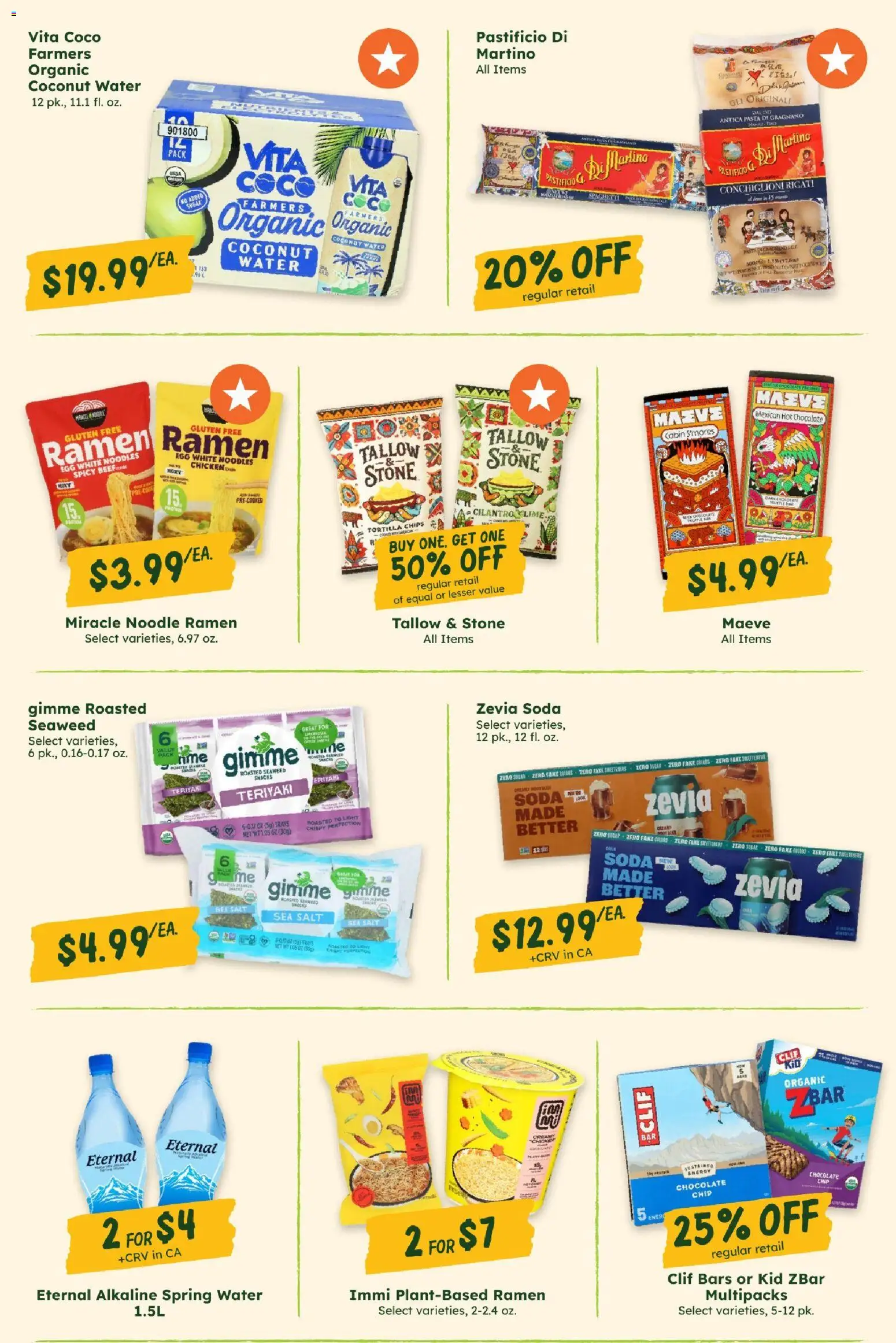 Sprouts Monthly Ad - valid from 09/23/2026 | Page: 9 | Products: Spring water, Chips, Water, Sugar