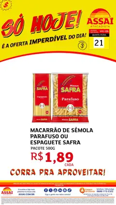 Assaí Atacadista ofertas - DF - Pré-Visualização do folheto da loja Assaí Atacadista, válido de 21.05.2026