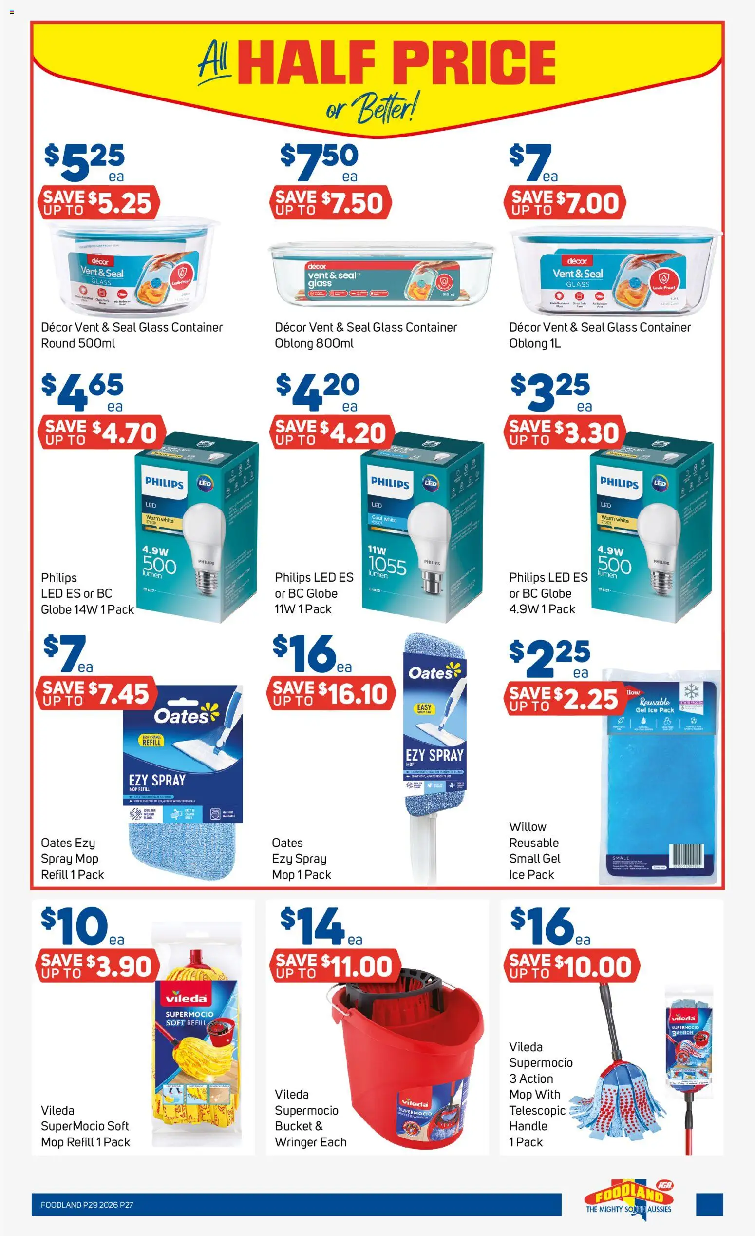 Foodland catalogue - valid from 15/07/2026 | Page: 27 | Products: Bucket, Decor, Mop, Ice