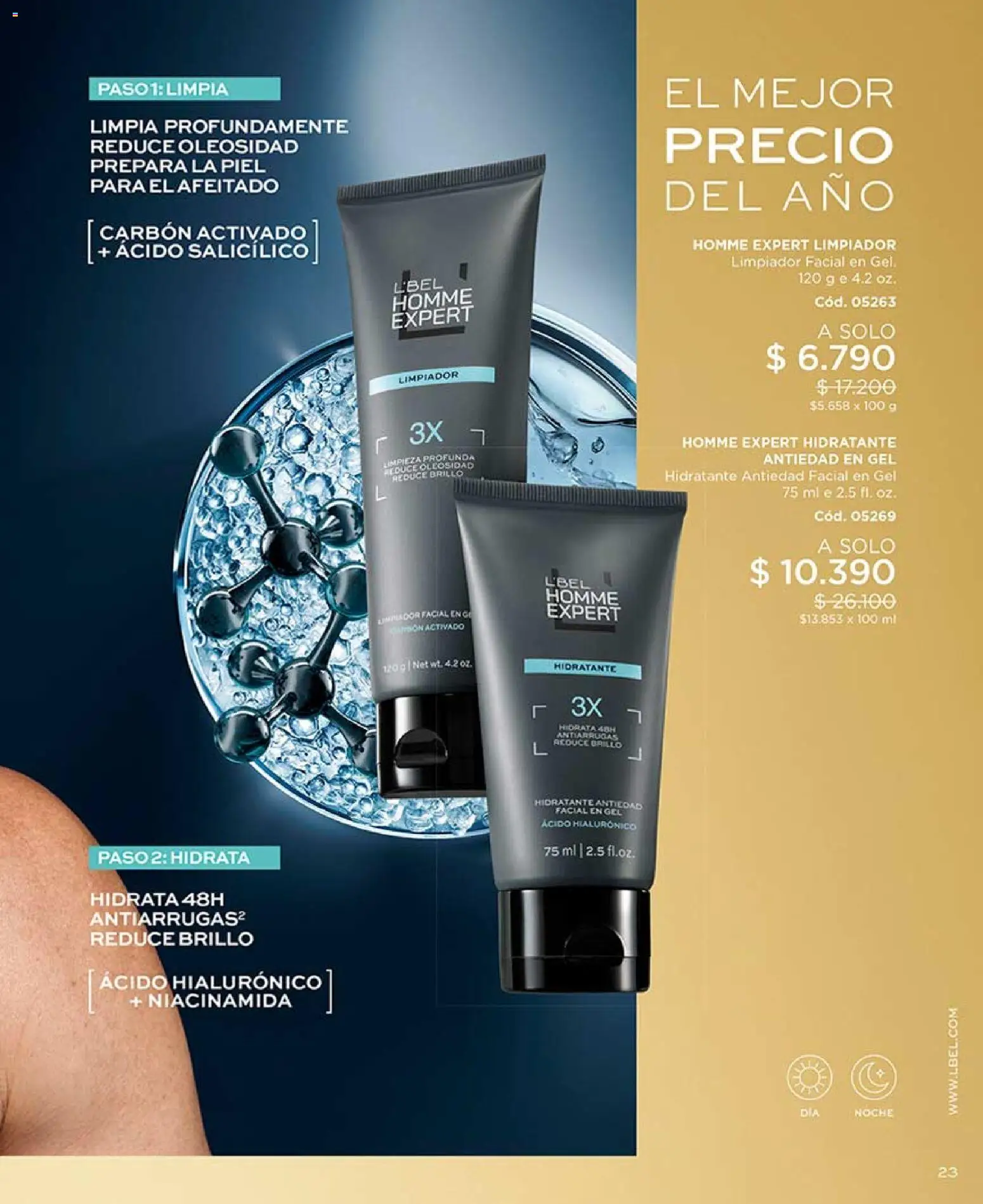 Catálogo L'Bel Campaña 9 │ válido desde el 17.05.2026 | Página: 23 | Productos: Brillo, Limpiador, Limpiador facial