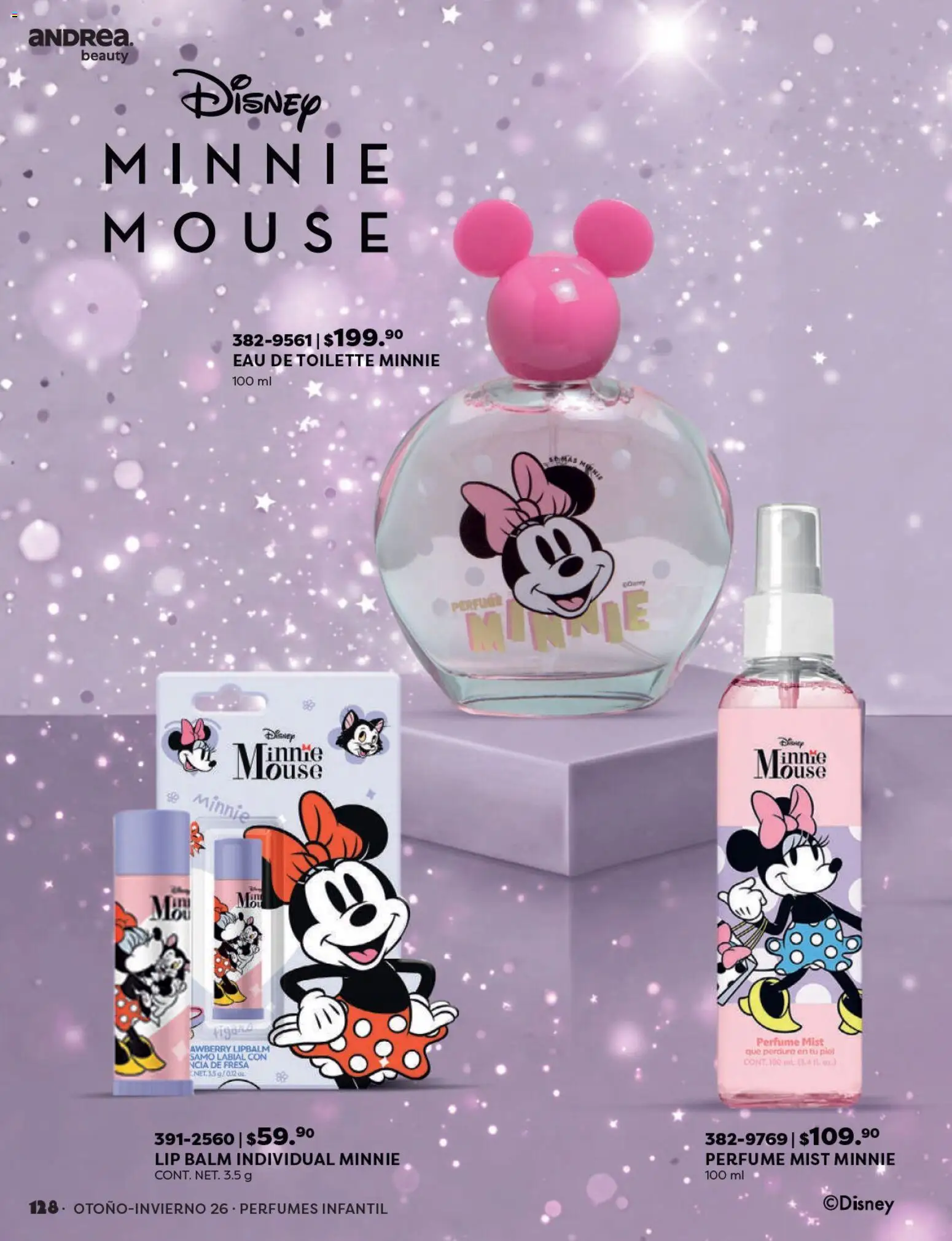 Nuevas ofertas de Andrea válidas en toda la República Mexicana desde el 23/08/2026. ¡Encuentra las mejores ofertas en Andrea catálogo Beauty! | Página: 128 | Productos: Fresa, Mouse, Perfume, Eau de toilette