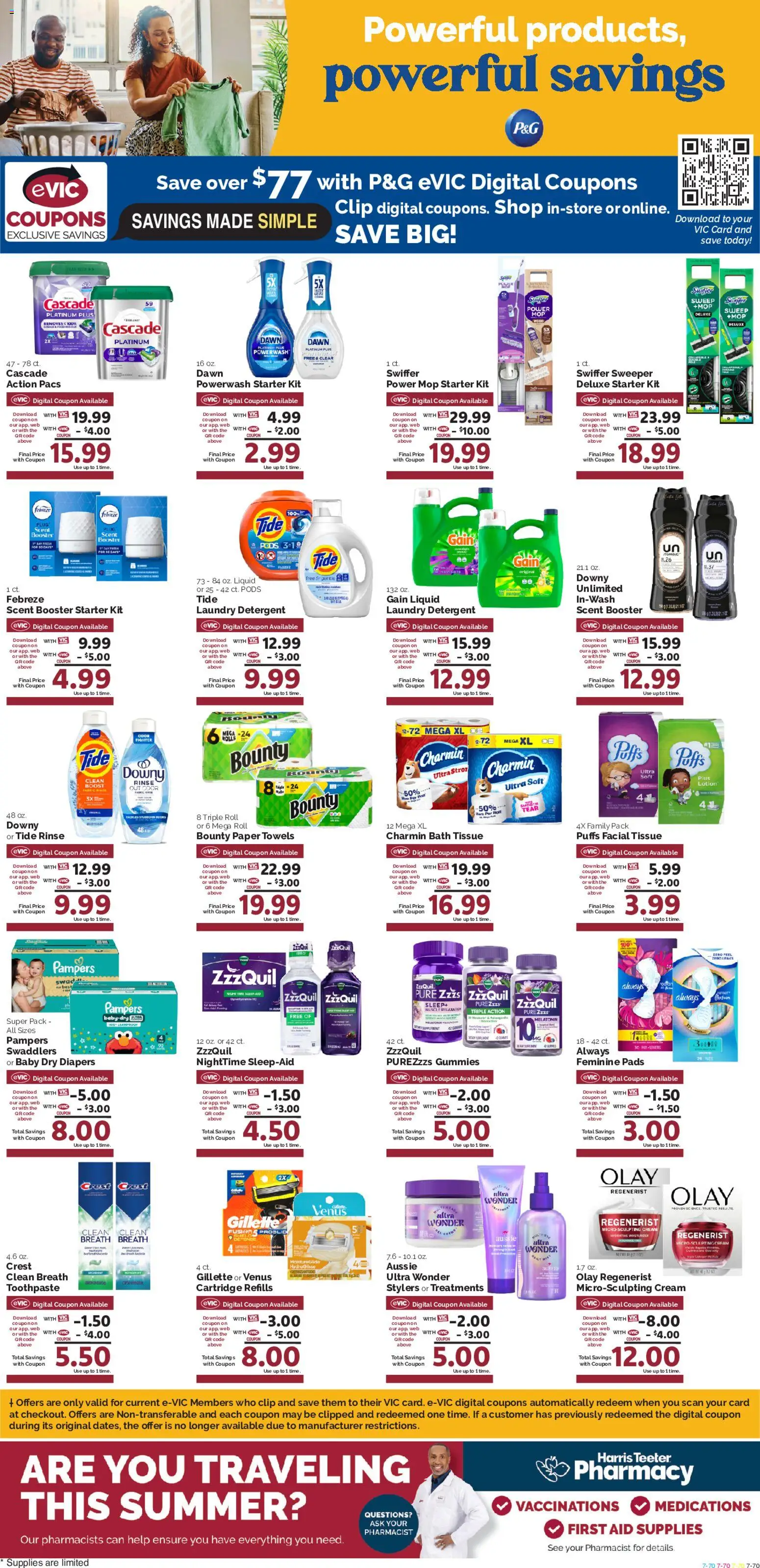 Harris Teeter Weekly Ad - SC - valid from 07/29/2026 | Page: 12 | Products: Wire, Toothpaste, Detergent, Cream