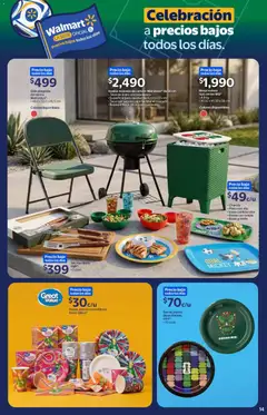 Vista previa de Walmart folleto Ofertas, nuevo folleto de la tienda, válido en México a partir del 18/06/2026 | Página: 13 | Productos: Repisa, Silla, Bowl, Servilletas