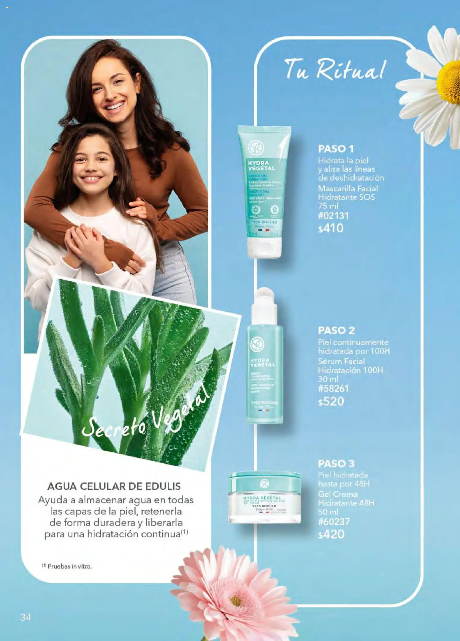 Nuevas ofertas de Yves Rocher válidas en toda la República Mexicana desde el 21.04.2026. ¡Encuentra las mejores ofertas en Yves Rocher campaña 6 2026! | Página: 34 | Productos: Serum, Crema, Agua, Mascarilla