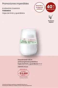 Vista previa Catálogo Natura Ciclo 10 válido desde el 30/06/2026 | Página: 34 | Productos: Desodorante, Antitranspirante, Limón