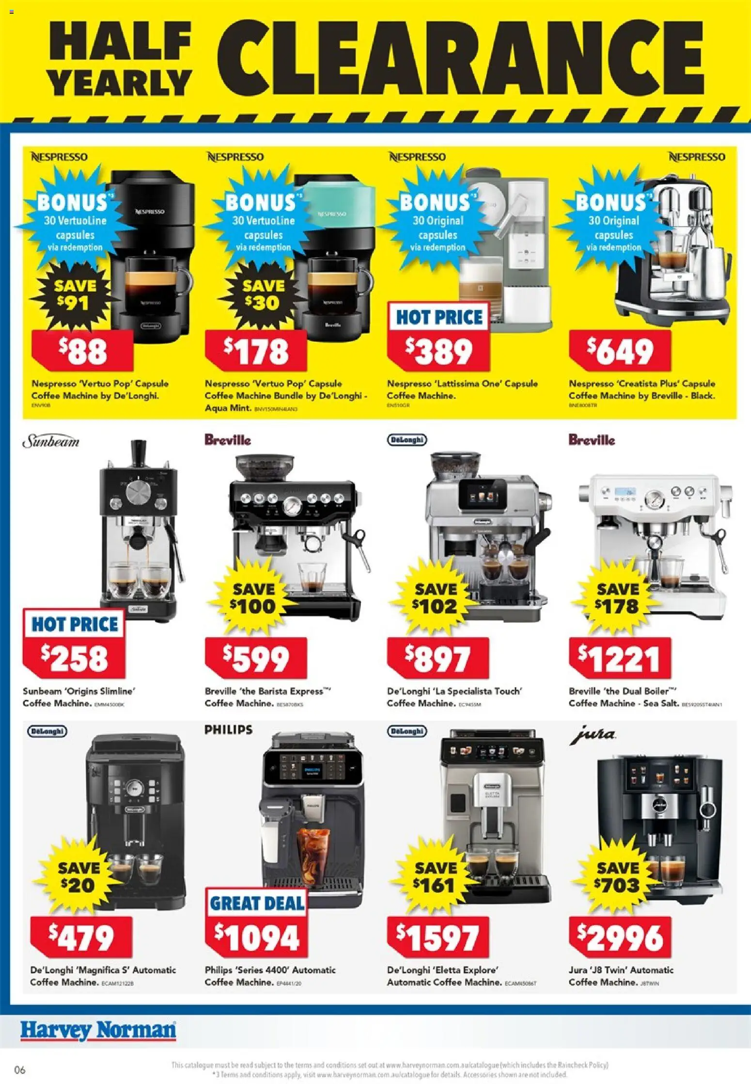 Harvey Norman catalogue - valid from 04.06.2026 | Page: 6 | Products: Coffee, Accessories