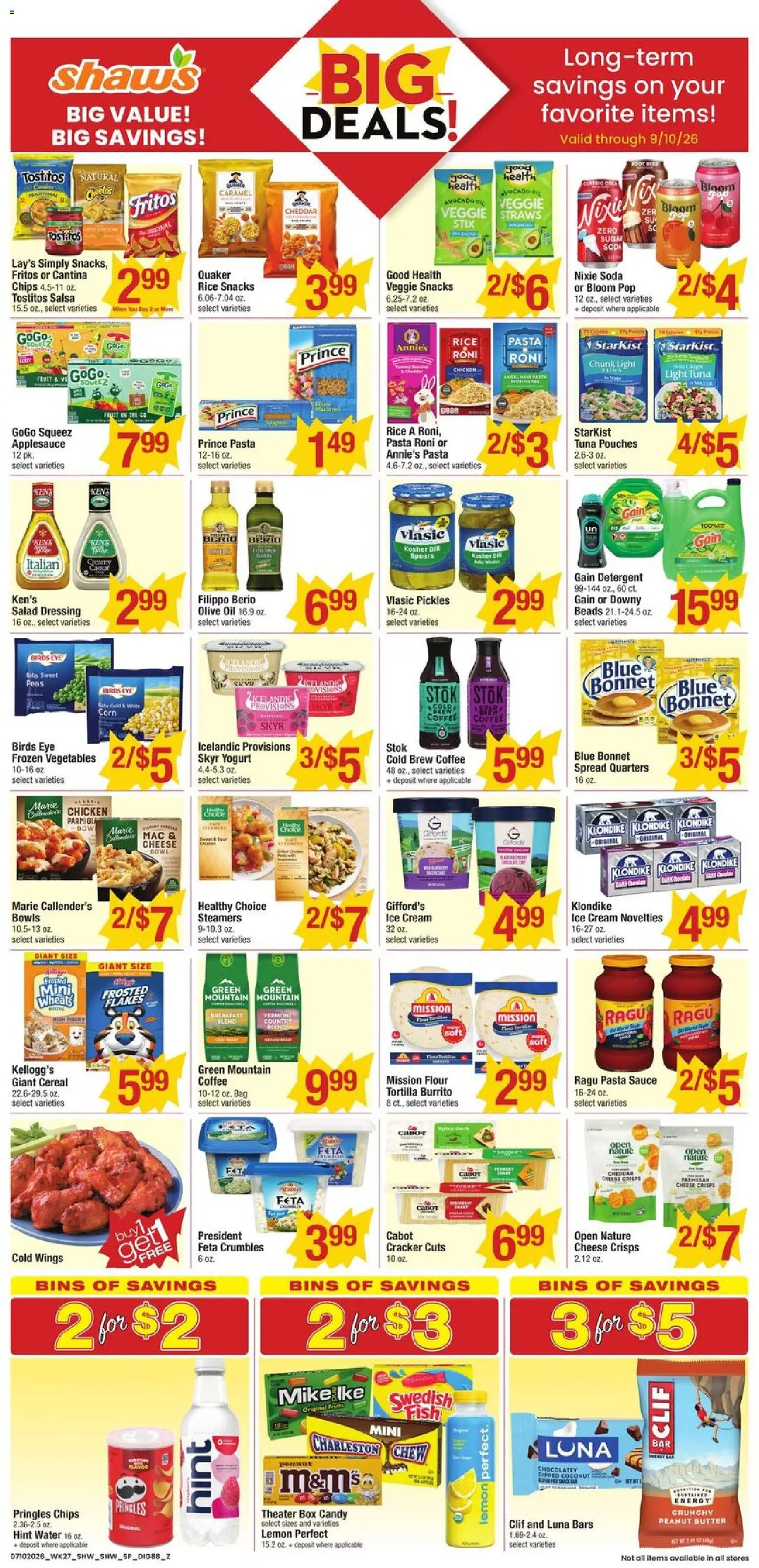 Shaw's Weekly Ad - NH - valid from 07/10/2026 | Page: 8 | Products: Yogurt, Rice, Avocado, Lemon