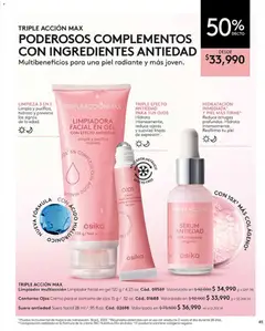 Ésika catálogo C07/2026 -  Vista previa de la revista de la tienda Ésika valido desde el 24.04.2026 | Página: 85 | Productos: Crema, Serum, Limpiador facial, Contorno de ojos