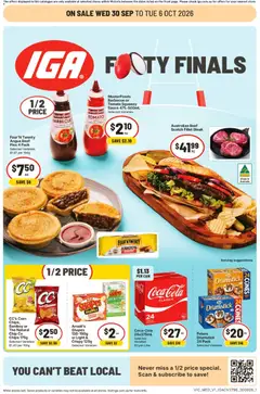 Preview of IGA catalogue Coburg - valid from 30/09/2026
