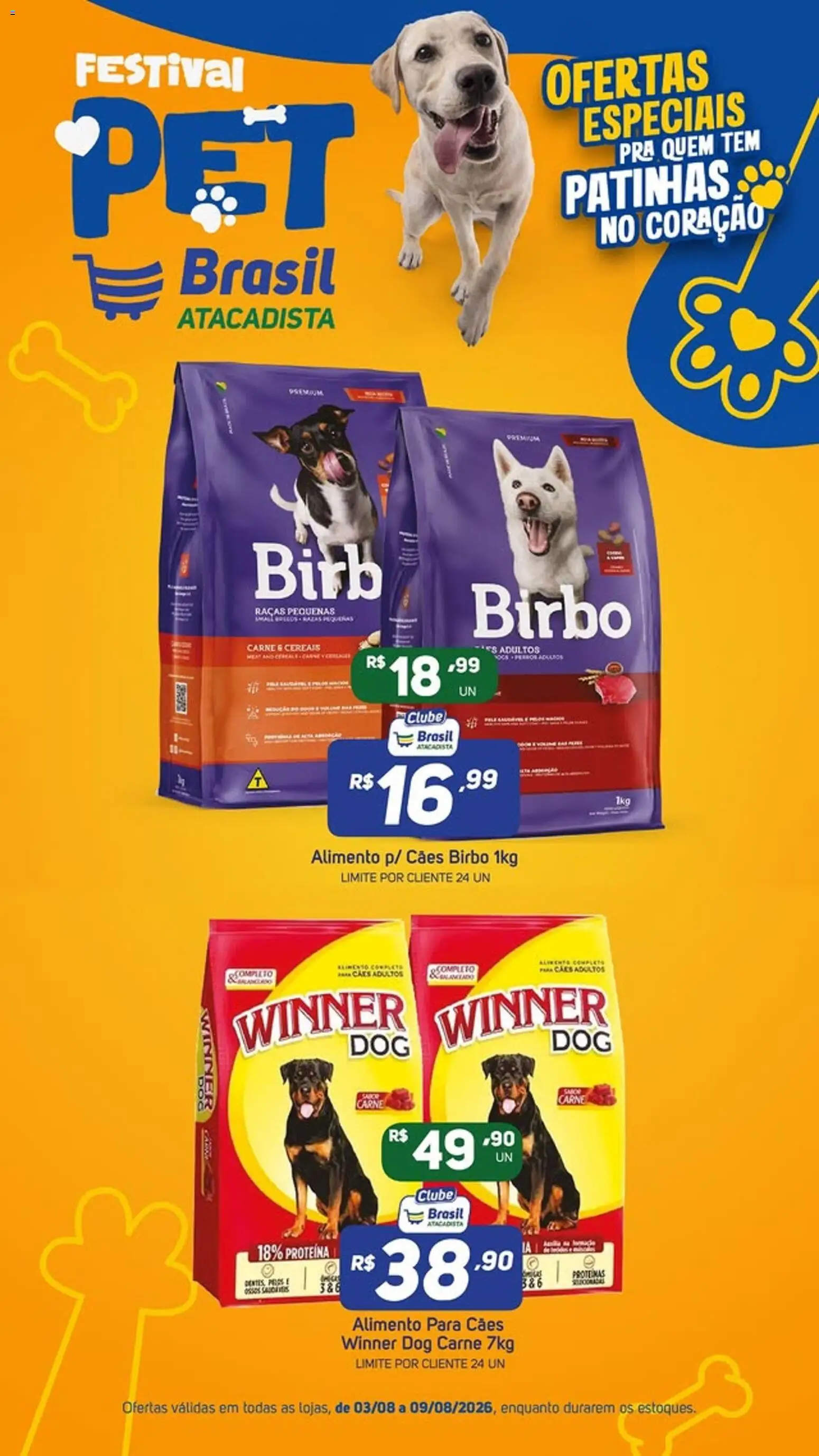 Brasil Atacadista Folheto - válido de 03/08/2026 | Página: 3 | Produtos: Carne