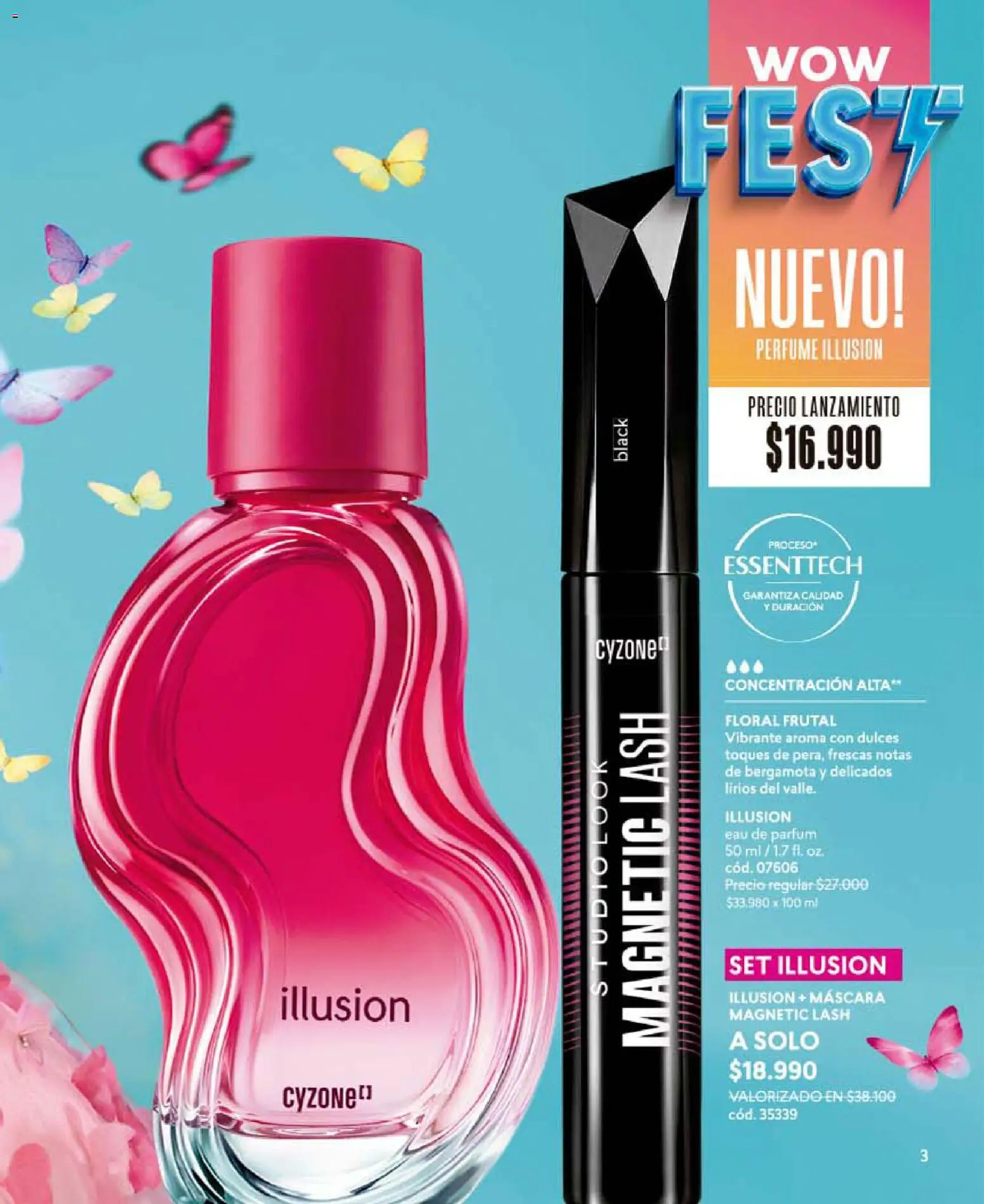 Catálogo CyZone Campaña 10 │ válido desde el 01.06.2026 | Página: 3 | Productos: Perfume, Máscara